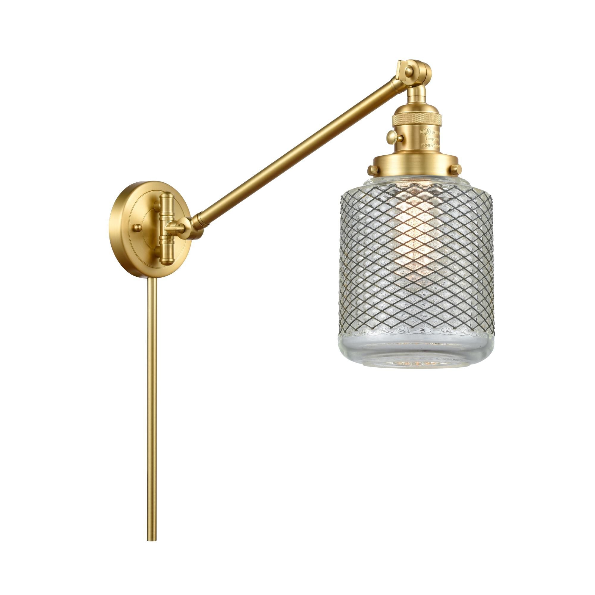 Innovations Lighting Bruno Marashlian Stanton Wall Swing Lamp Stanton - 237-SG-G262 - Farmhouse