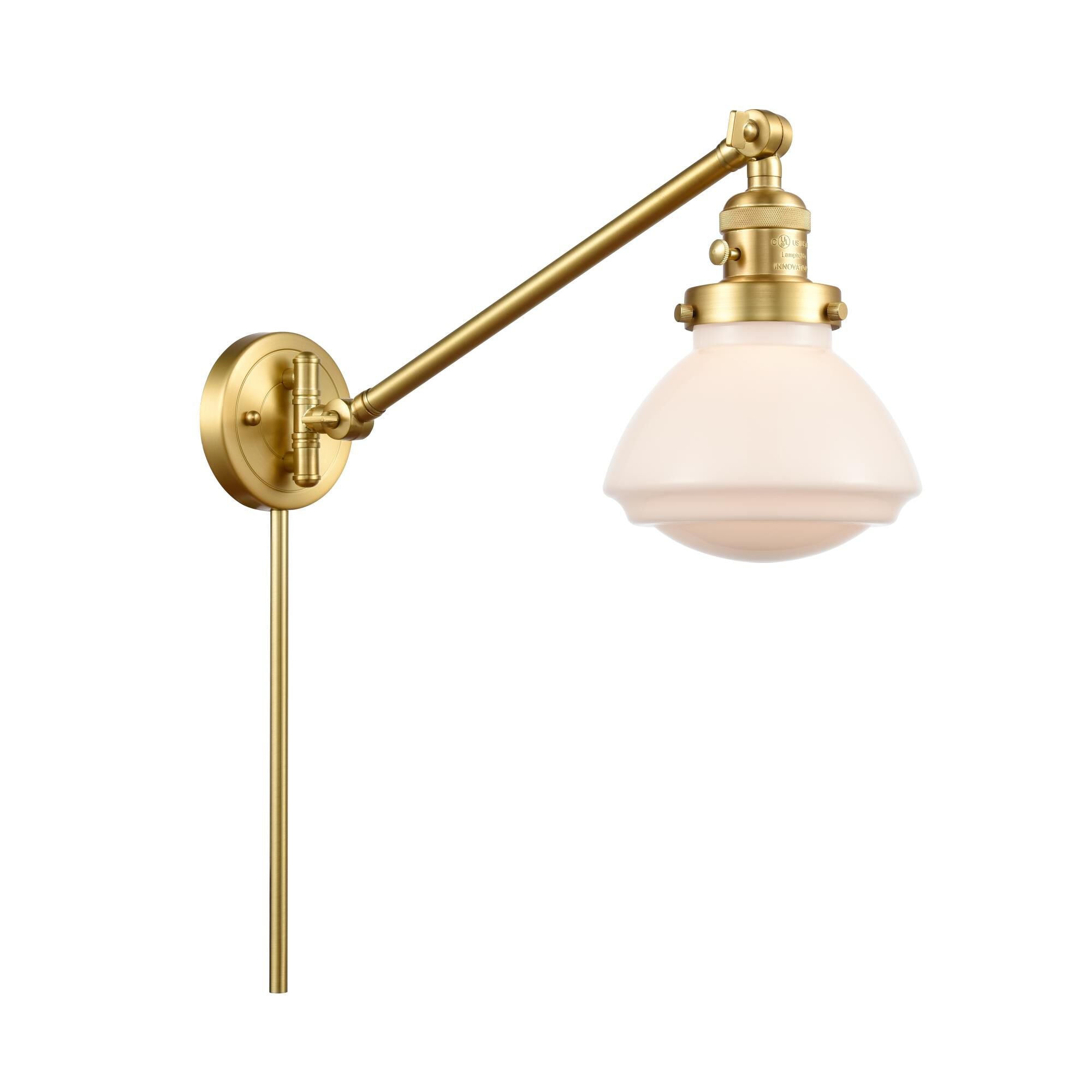 Innovations Lighting Bruno Marashlian Olean Wall Swing Lamp Olean - 237-SG-G321 - Traditional