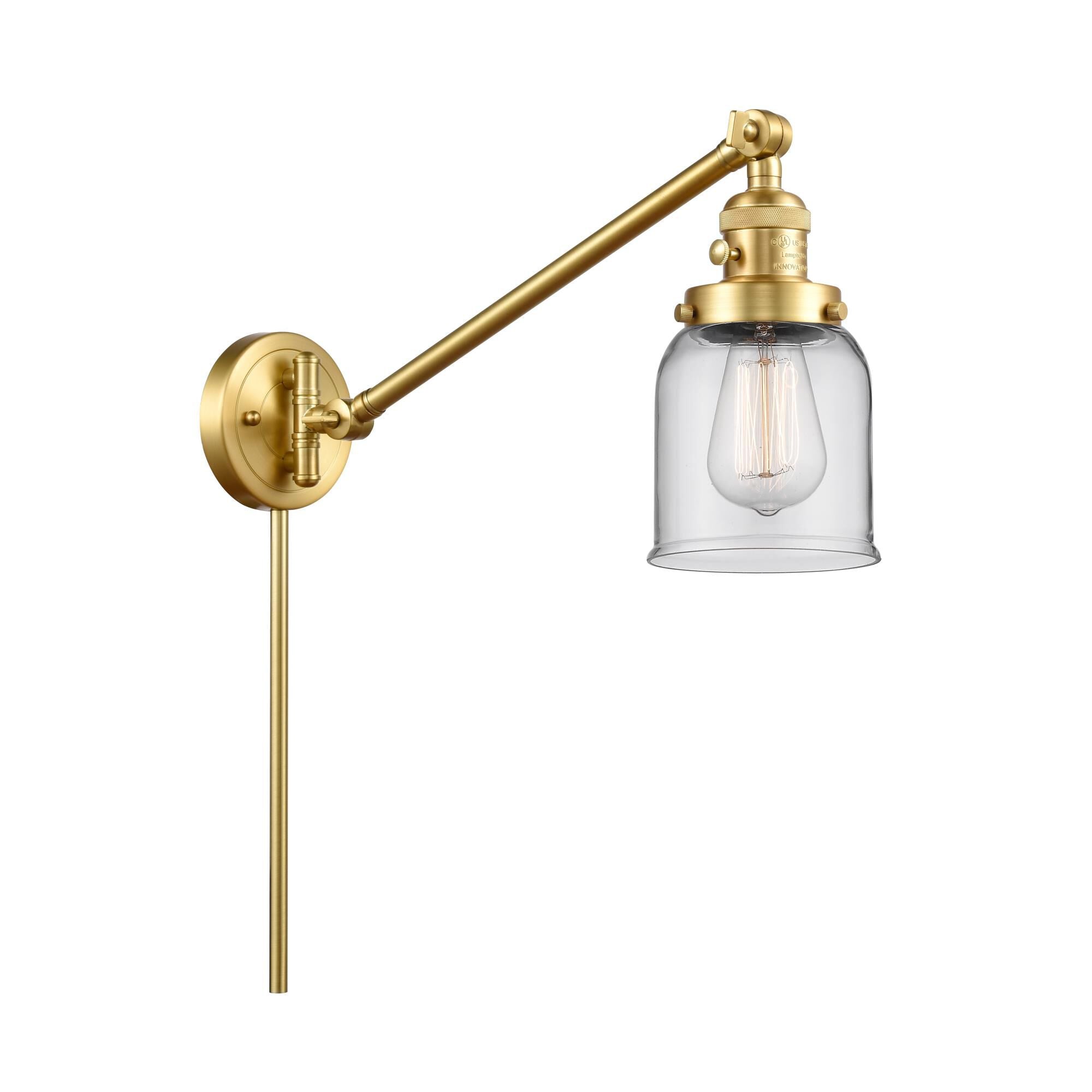 Innovations Lighting Bruno Marashlian Small Bell Wall Swing Lamp Small Bell - 237-SG-G52 - Restoration-Vintage