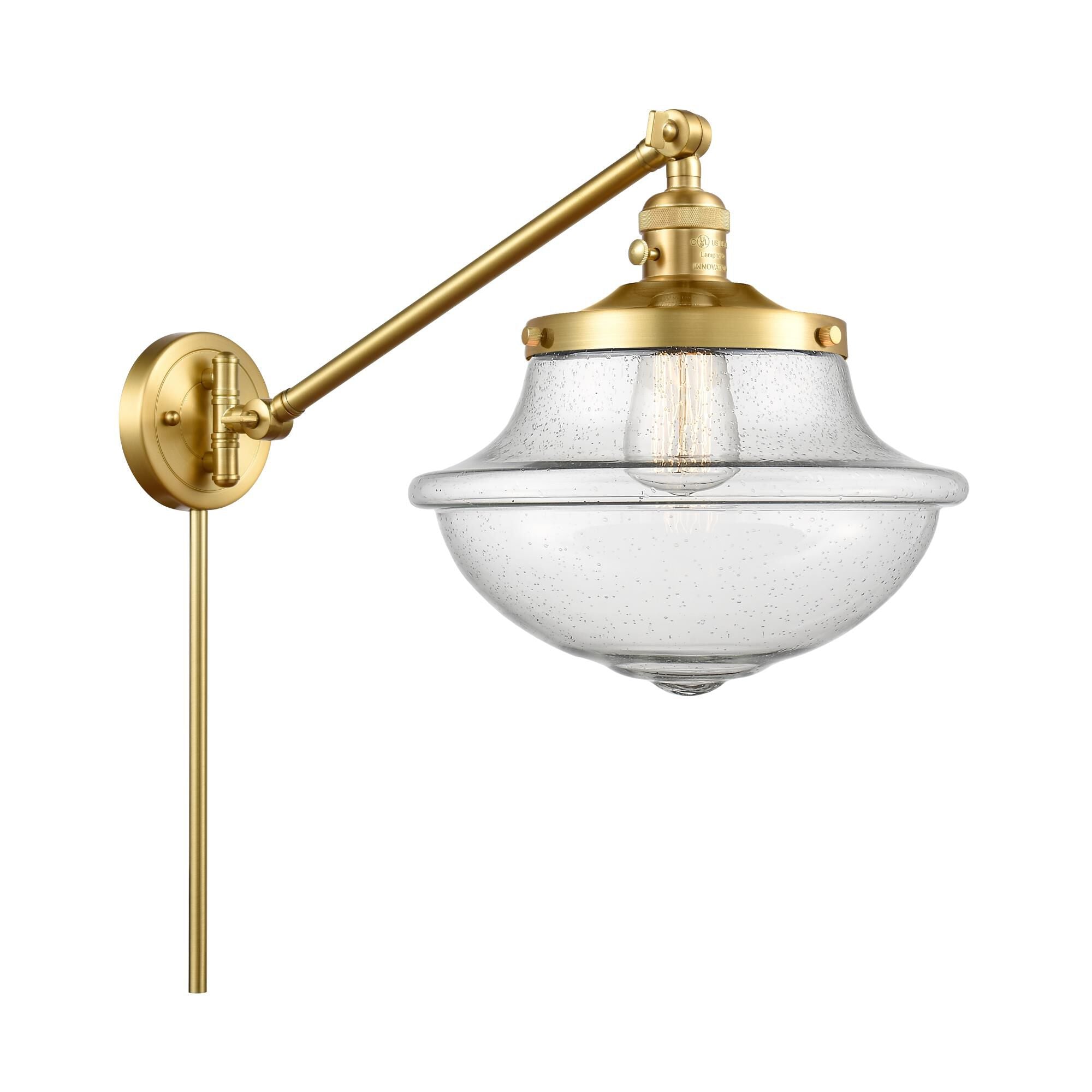 Innovations Lighting Bruno Marashlian Oxford Wall Swing Lamp Oxford - 237-SG-G544 - Traditional