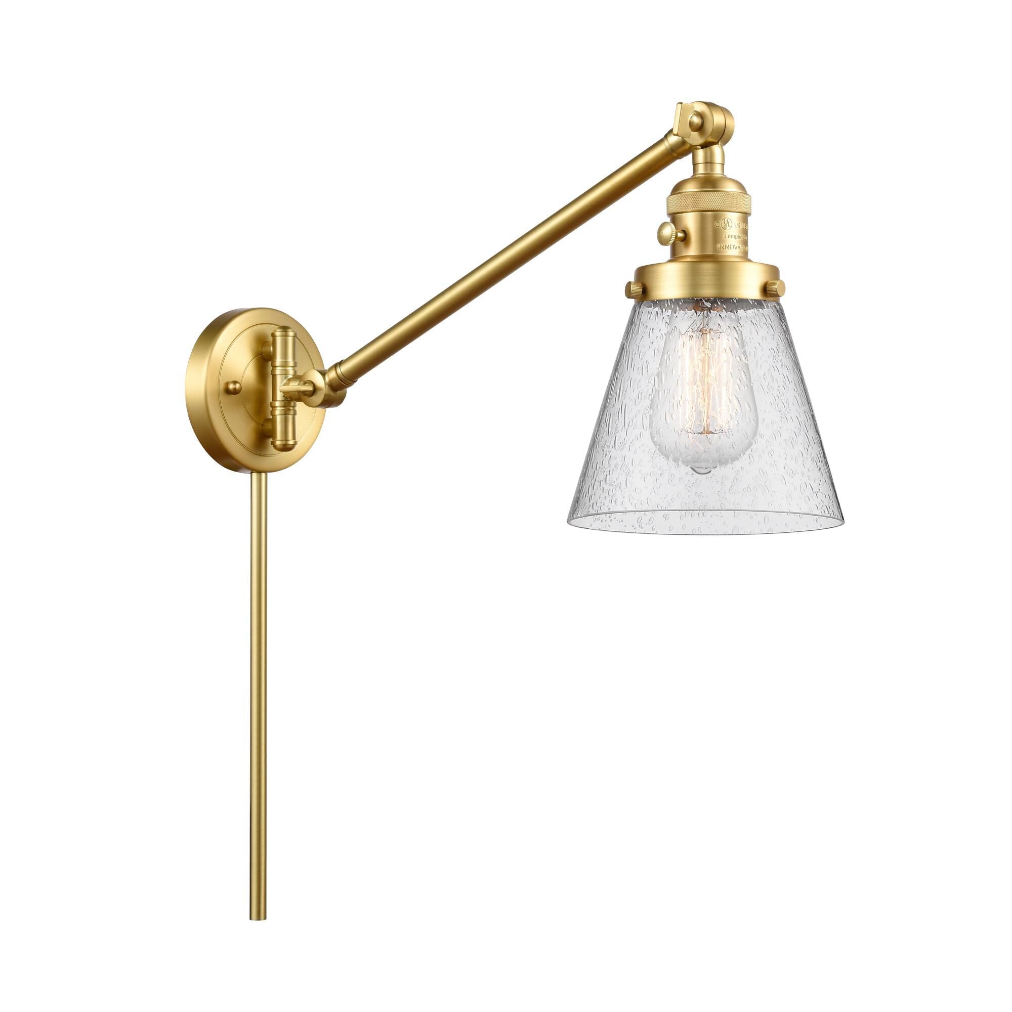 Innovations Lighting Bruno Marashlian Small Cone Wall Swing Lamp Small Cone - 237-SG-G64 - Restoration-Vintage
