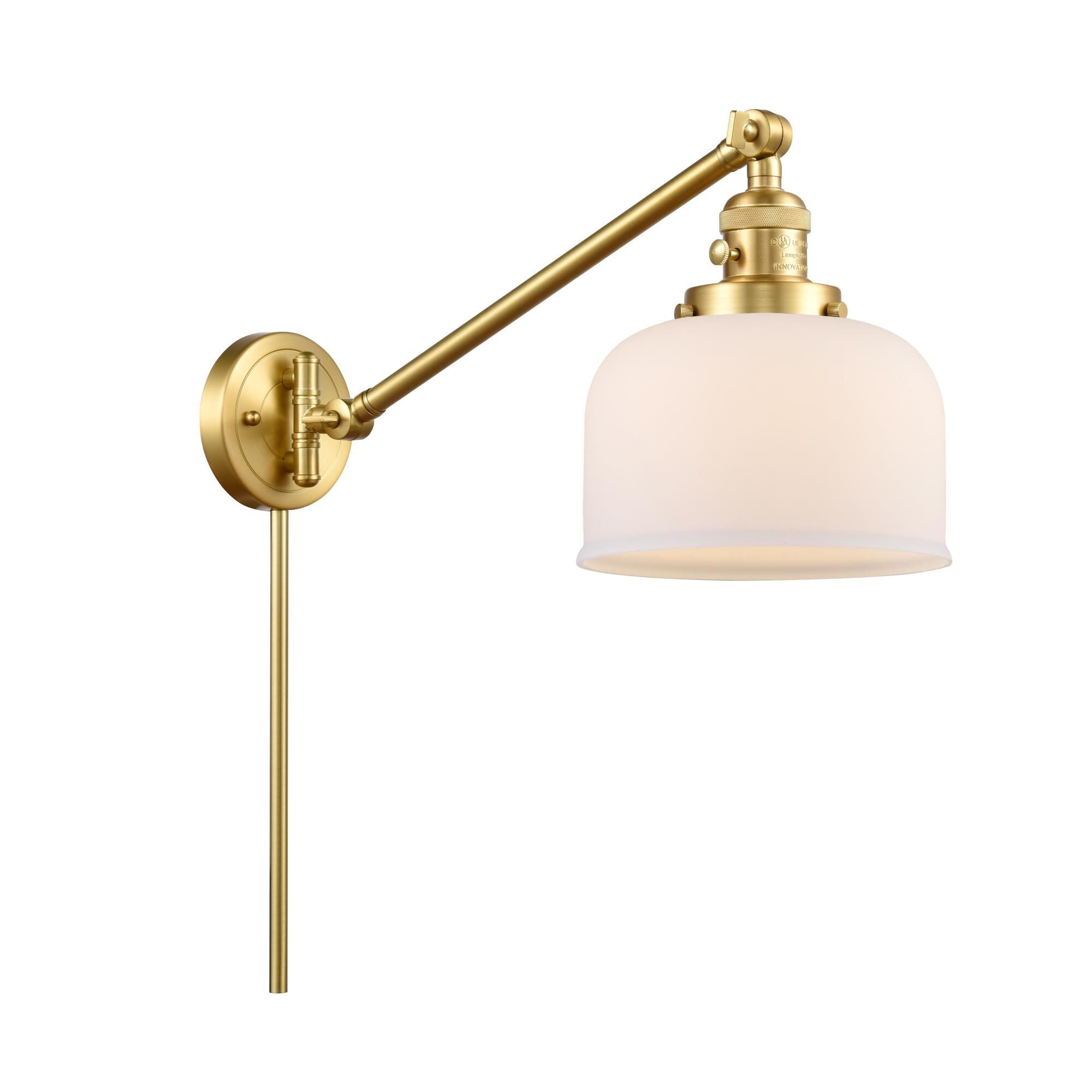 Innovations Lighting Bruno Marashlian Large Bell Wall Swing Lamp Large Bell - 237-SG-G71 - Restoration-Vintage
