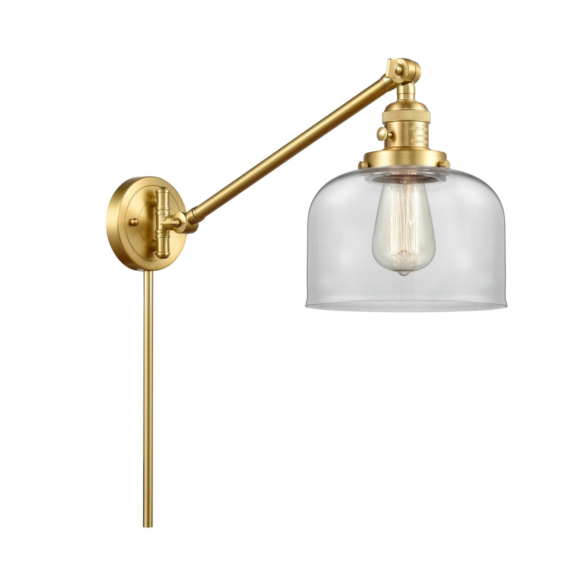 Innovations Lighting Bruno Marashlian Large Bell Wall Swing Lamp Large Bell - 237-SG-G72 - Restoration-Vintage