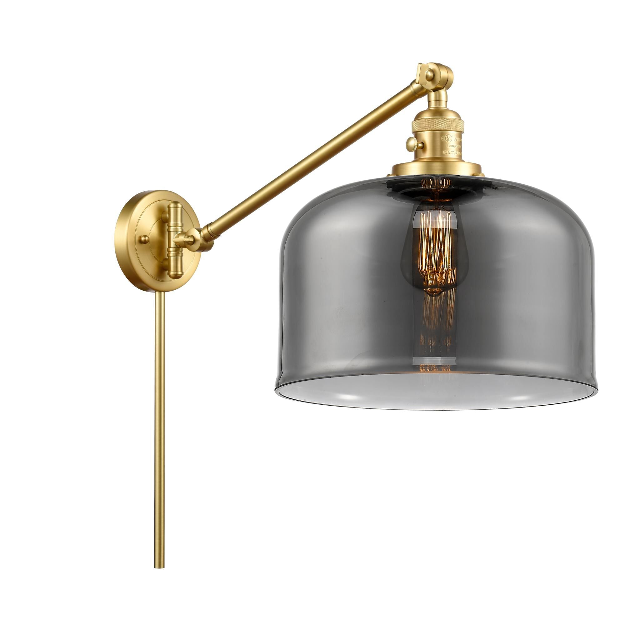 Innovations Lighting Bruno Marashlian X-Large Bell Wall Swing Lamp X-Large Bell - 237-SG-G73-L - Industrial