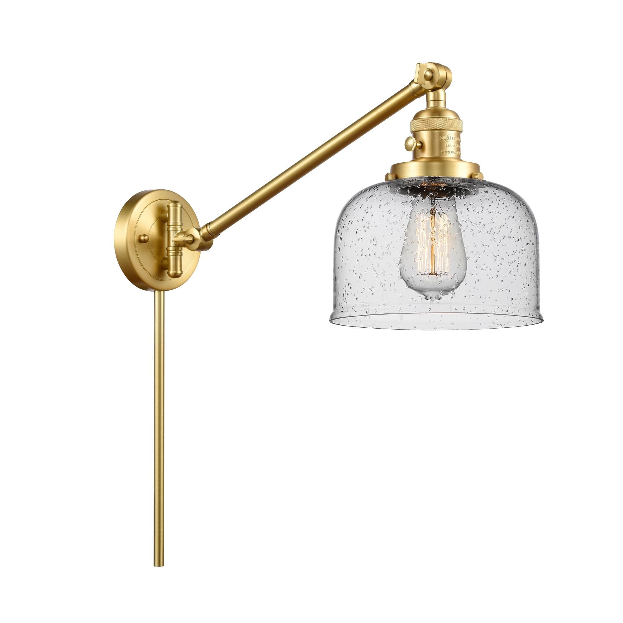 Innovations Lighting Bruno Marashlian Large Bell Wall Swing Lamp Large Bell - 237-SG-G74 - Restoration-Vintage