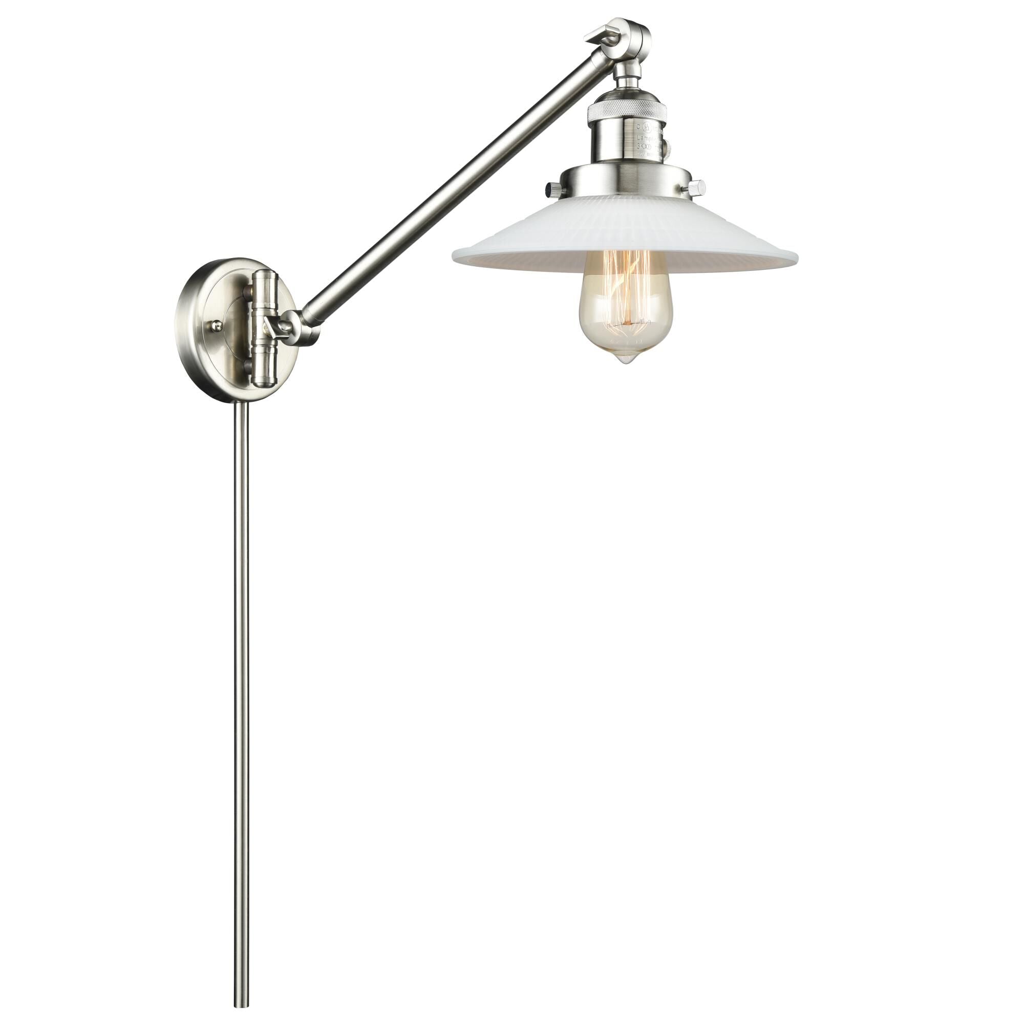 Innovations Lighting Bruno Marashlian Halophane LED Wall Swing Lamp Halophane - 237-SN-G1 - Restoration-Vintage