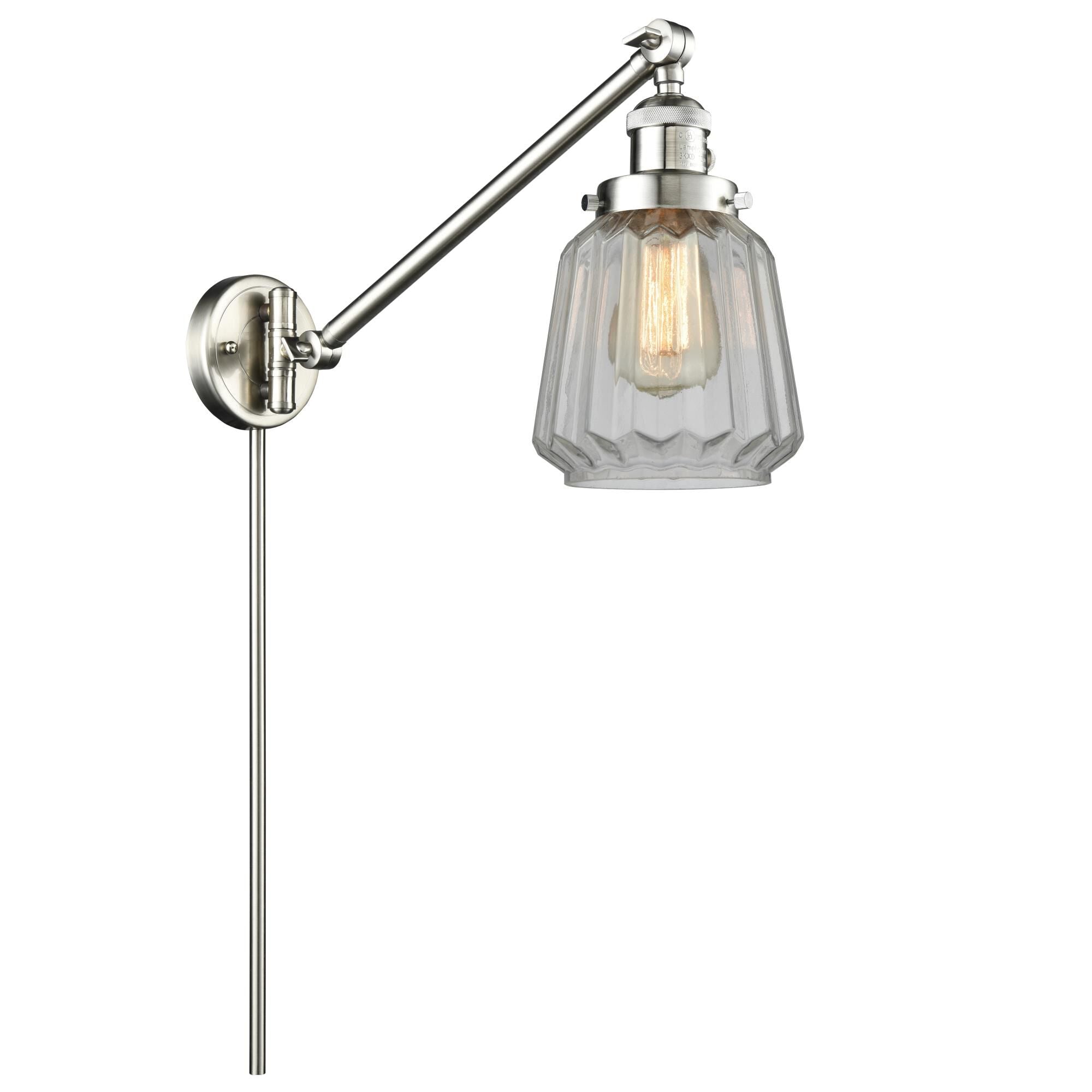 Innovations Lighting Bruno Marashlian Chatham Wall Swing Lamp Chatham - 237-SN-G142 - Restoration-Vintage