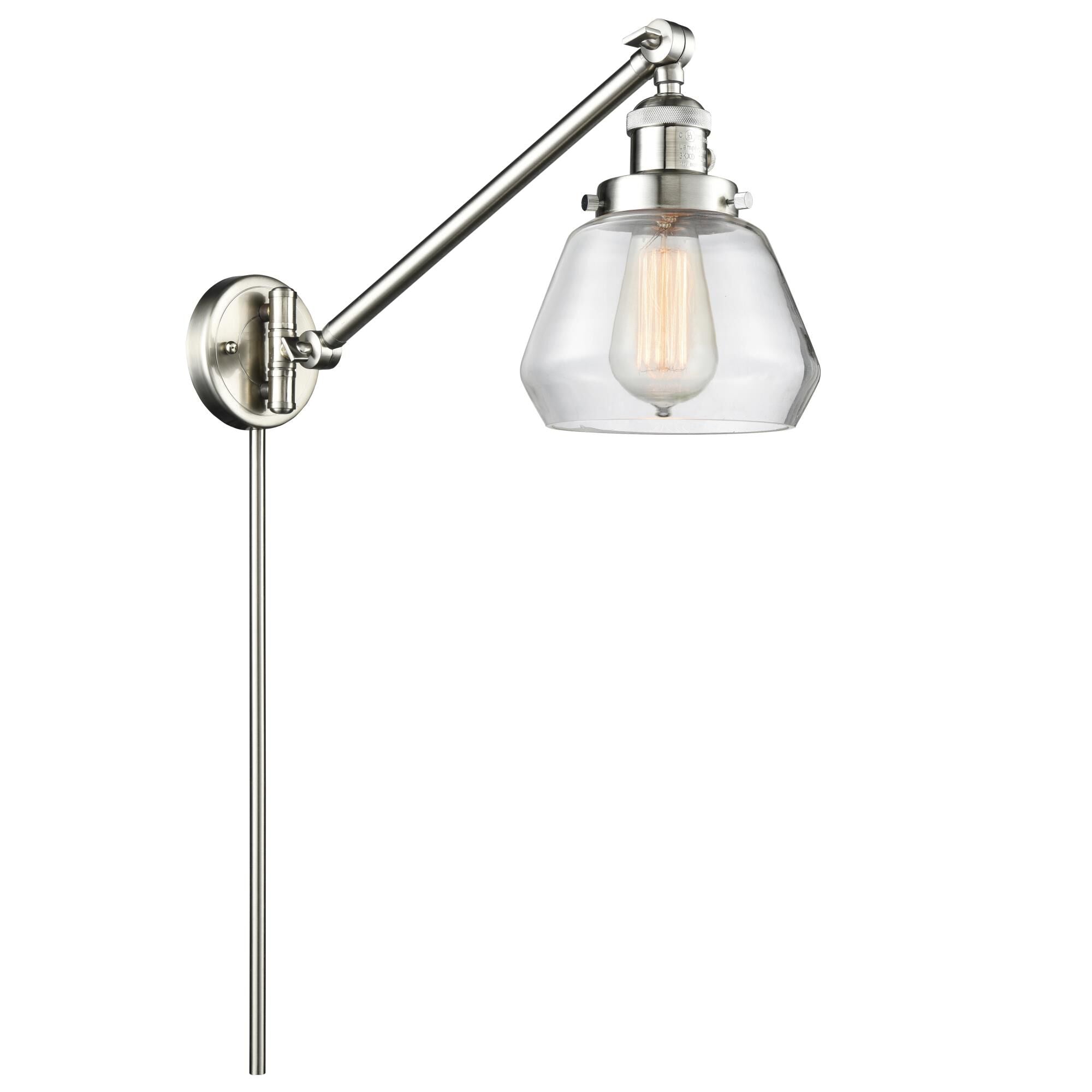 Innovations Lighting Bruno Marashlian Fulton Wall Swing Lamp Fulton - 237-SN-G172 - Restoration-Vintage
