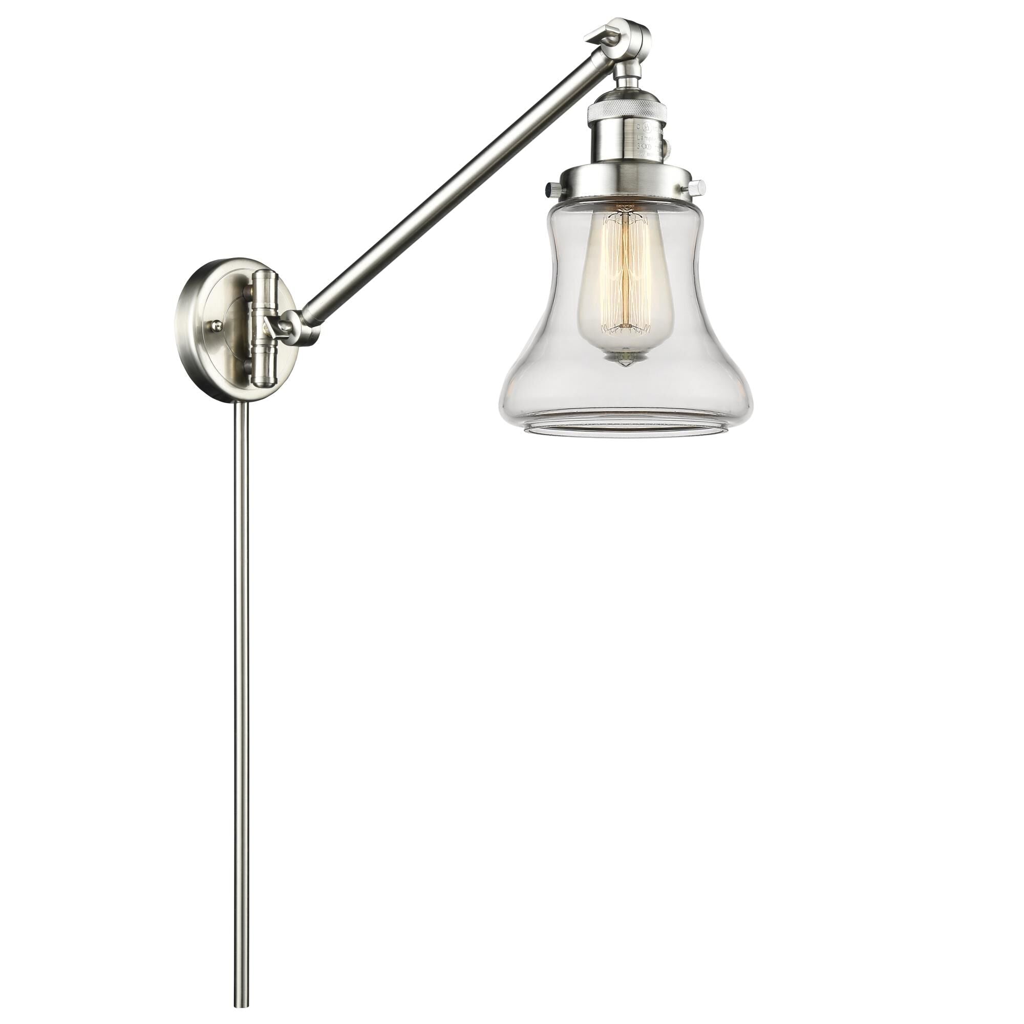 Innovations Lighting Bruno Marashlian Bellmont Wall Swing Lamp Bellmont - 237-SN-G192 - Restoration-Vintage