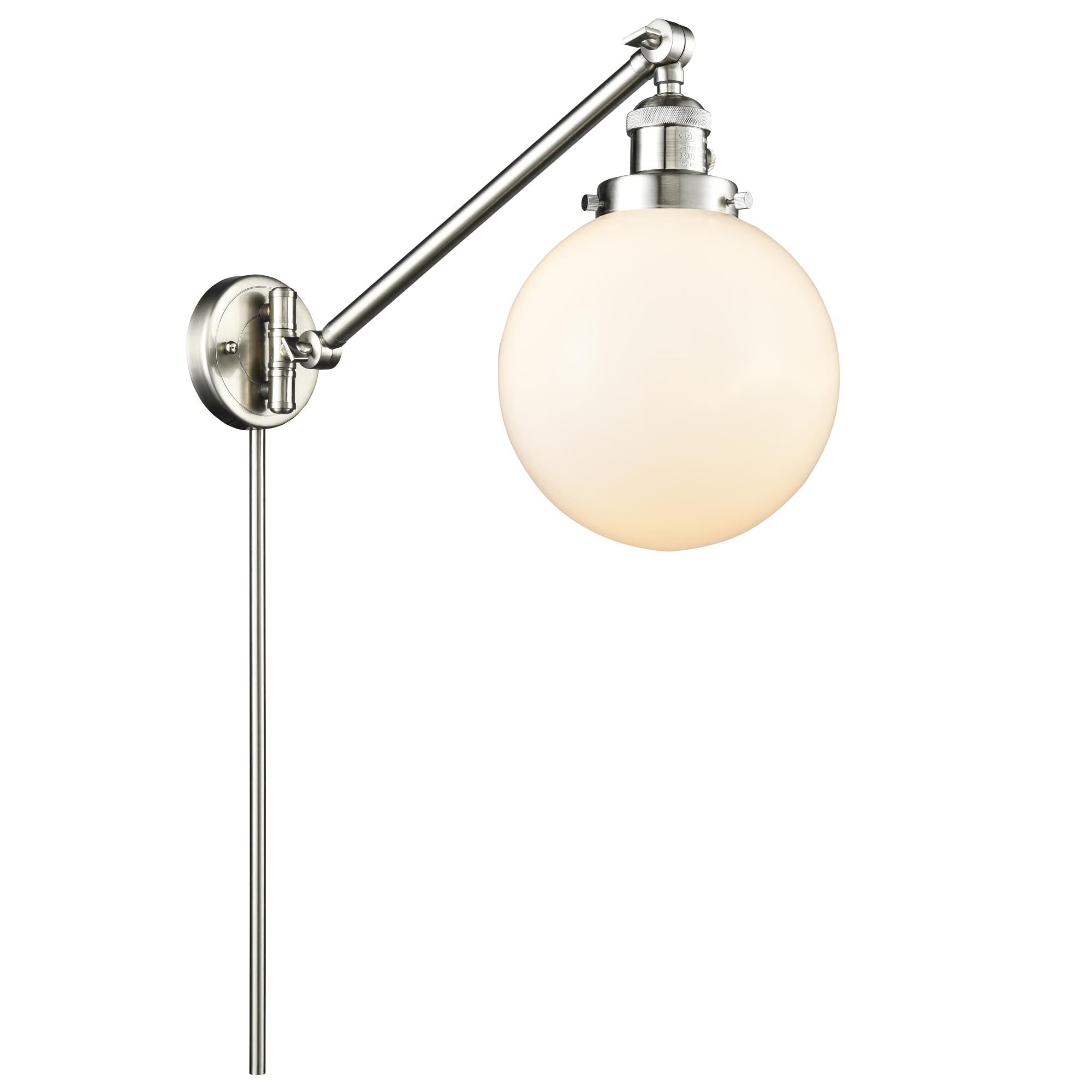 Innovations Lighting Bruno Marashlian Beacon Wall Swing Lamp Beacon - 237-SN-G201-8 - Transitional