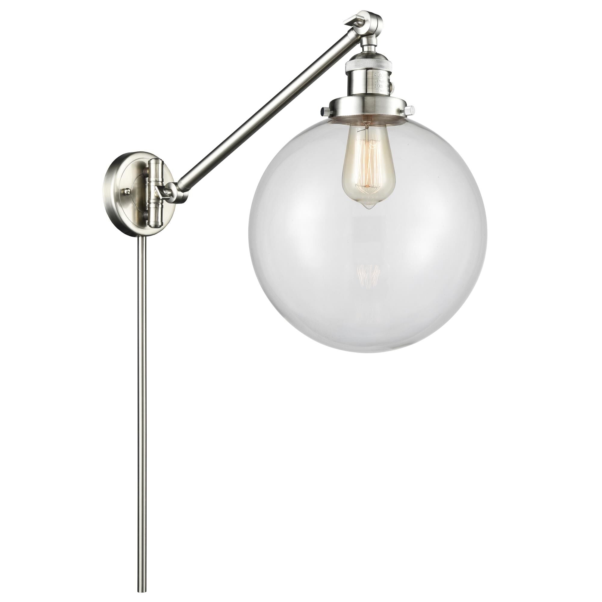 Innovations Lighting Bruno Marashlian Beacon Wall Swing Lamp Beacon - 237-SN-G202-10 - Transitional