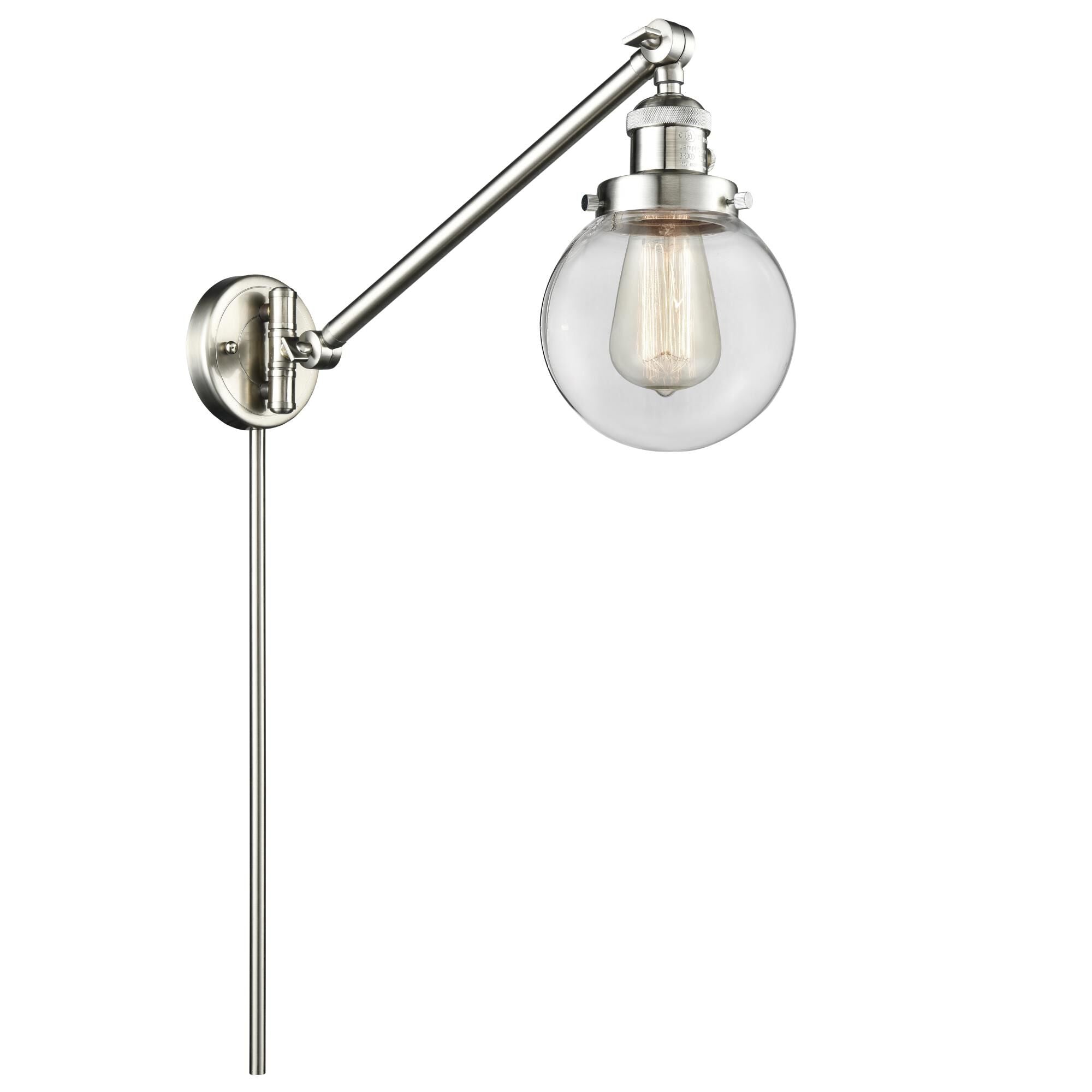 Innovations Lighting Bruno Marashlian Beacon Wall Swing Lamp Beacon - 237-SN-G202-6 - Transitional
