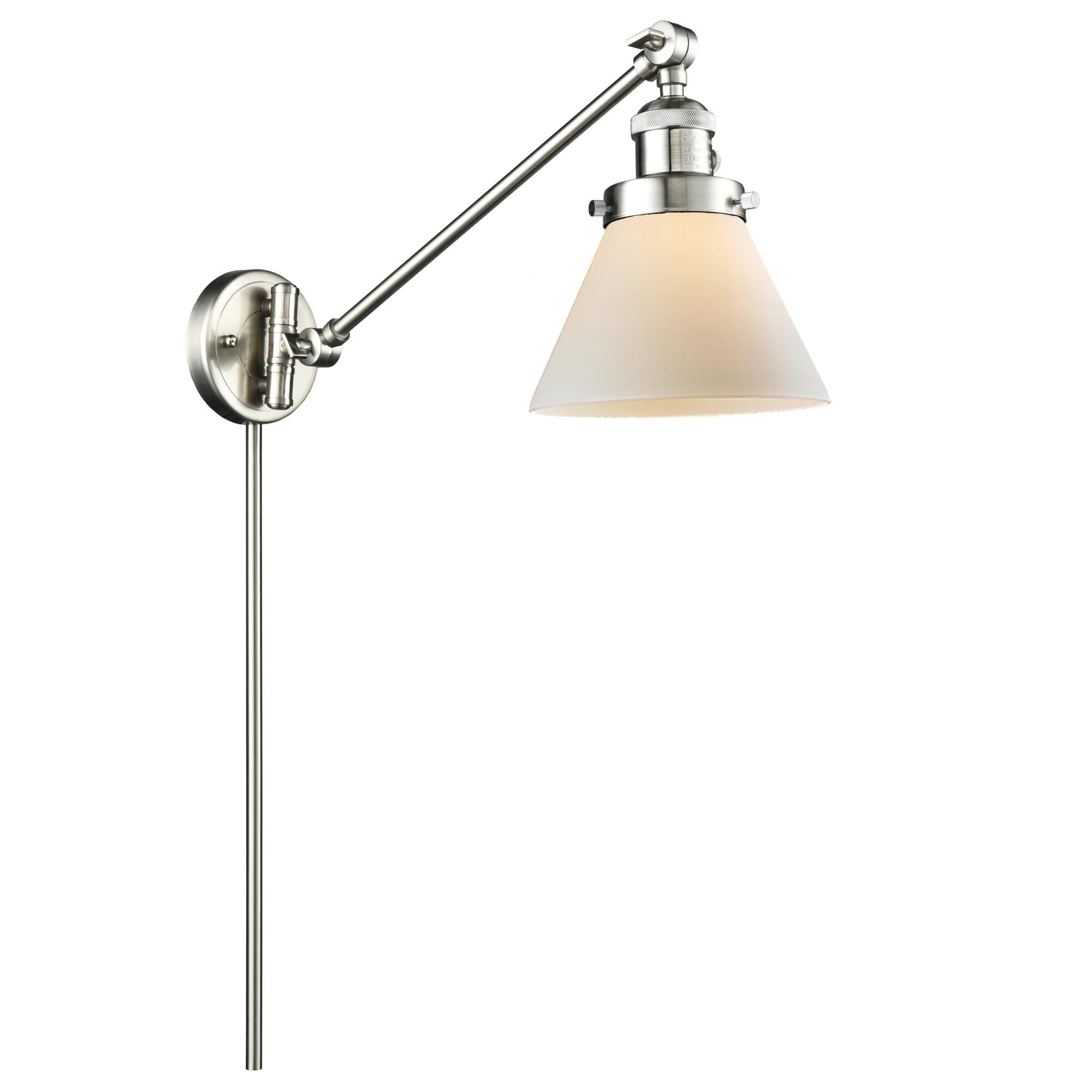 Innovations Lighting Bruno Marashlian Large Cone Wall Swing Lamp Large Cone - 237-SN-G41 - Restoration-Vintage
