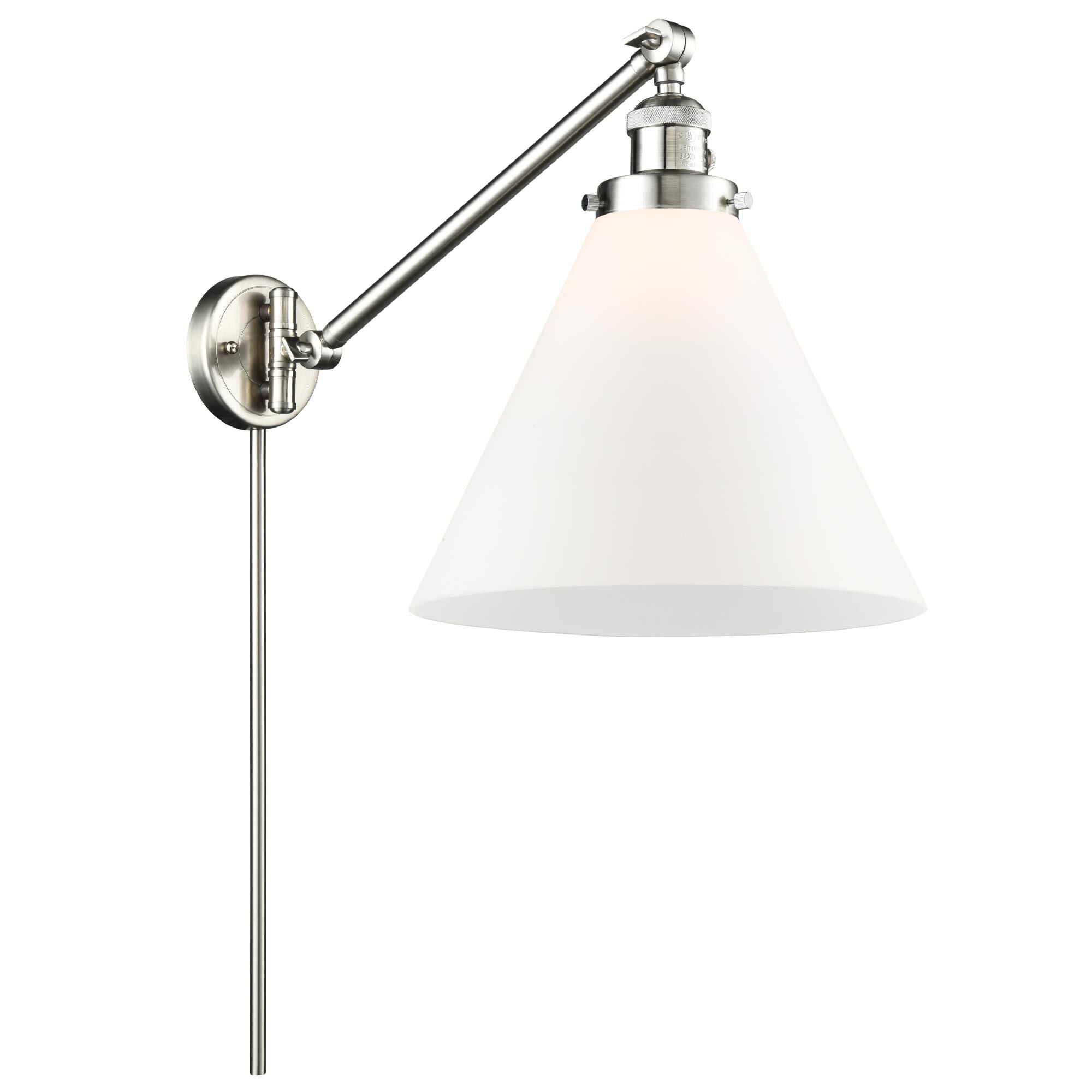 Innovations Lighting Bruno Marashlian Cone Wall Swing Lamp Cone - 237-SN-G41-L - Transitional
