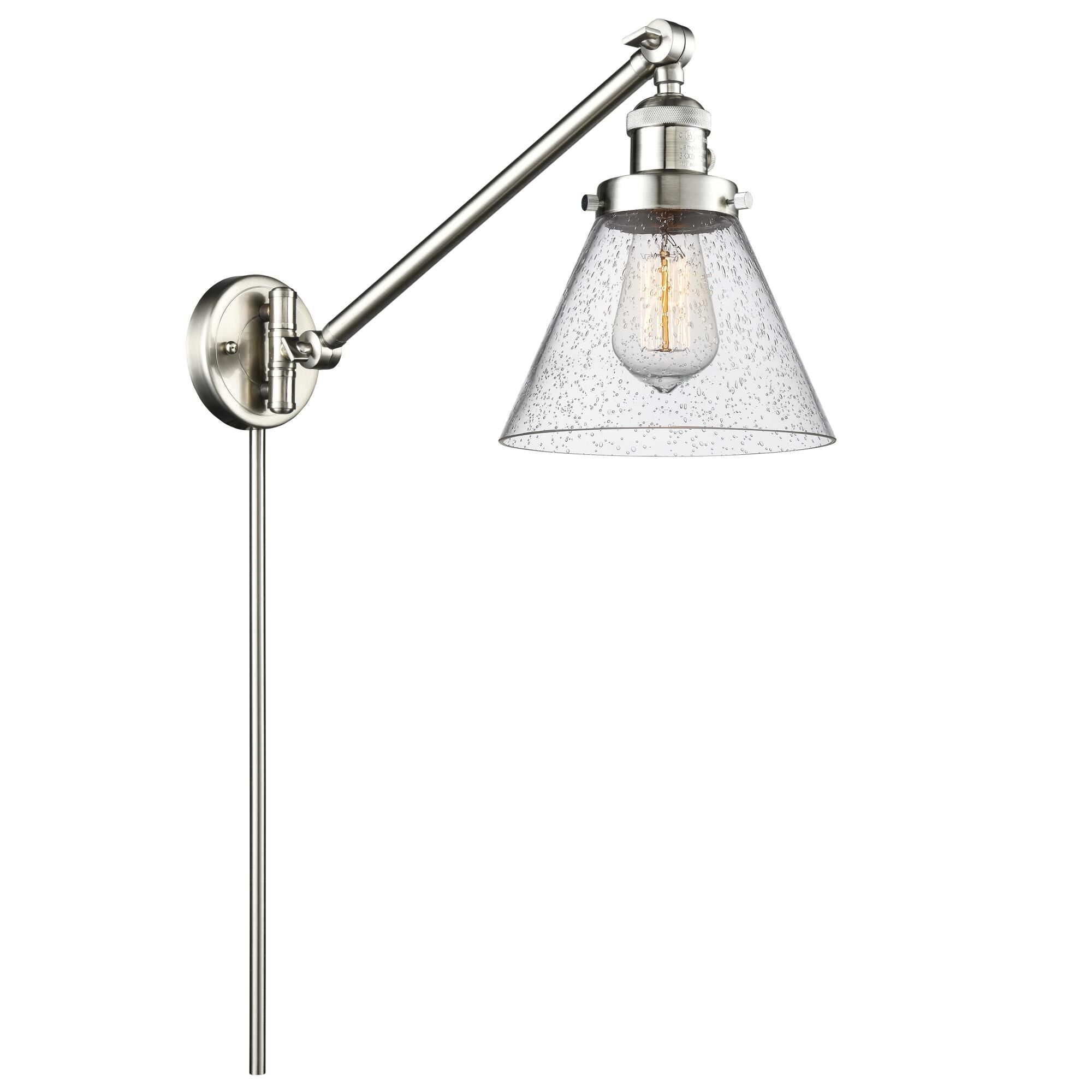 Innovations Lighting Bruno Marashlian Large Cone Wall Swing Lamp Large Cone - 237-SN-G44 - Restoration-Vintage