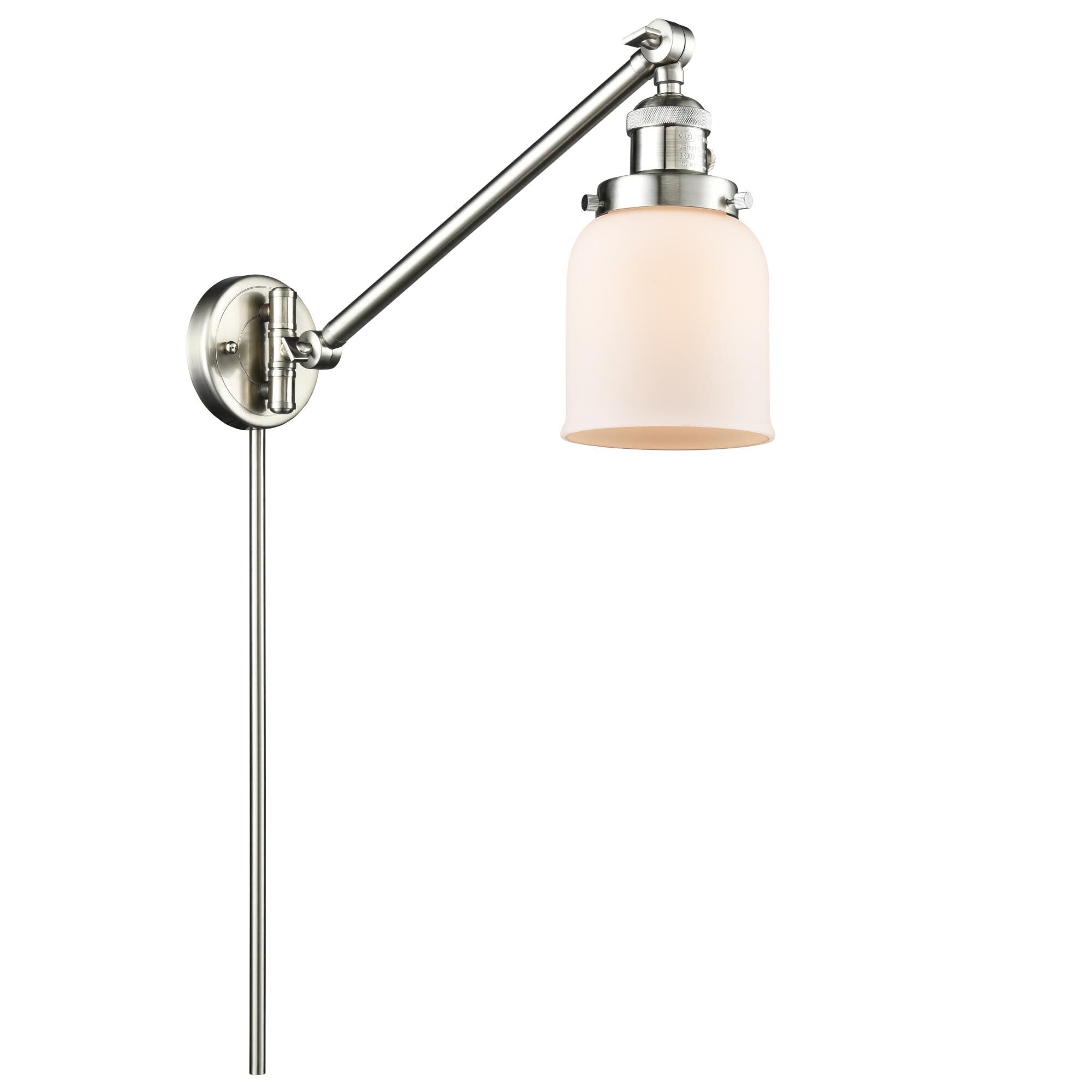 Innovations Lighting Bruno Marashlian Small Bell Wall Swing Lamp Small Bell - 237-SN-G51 - Restoration-Vintage