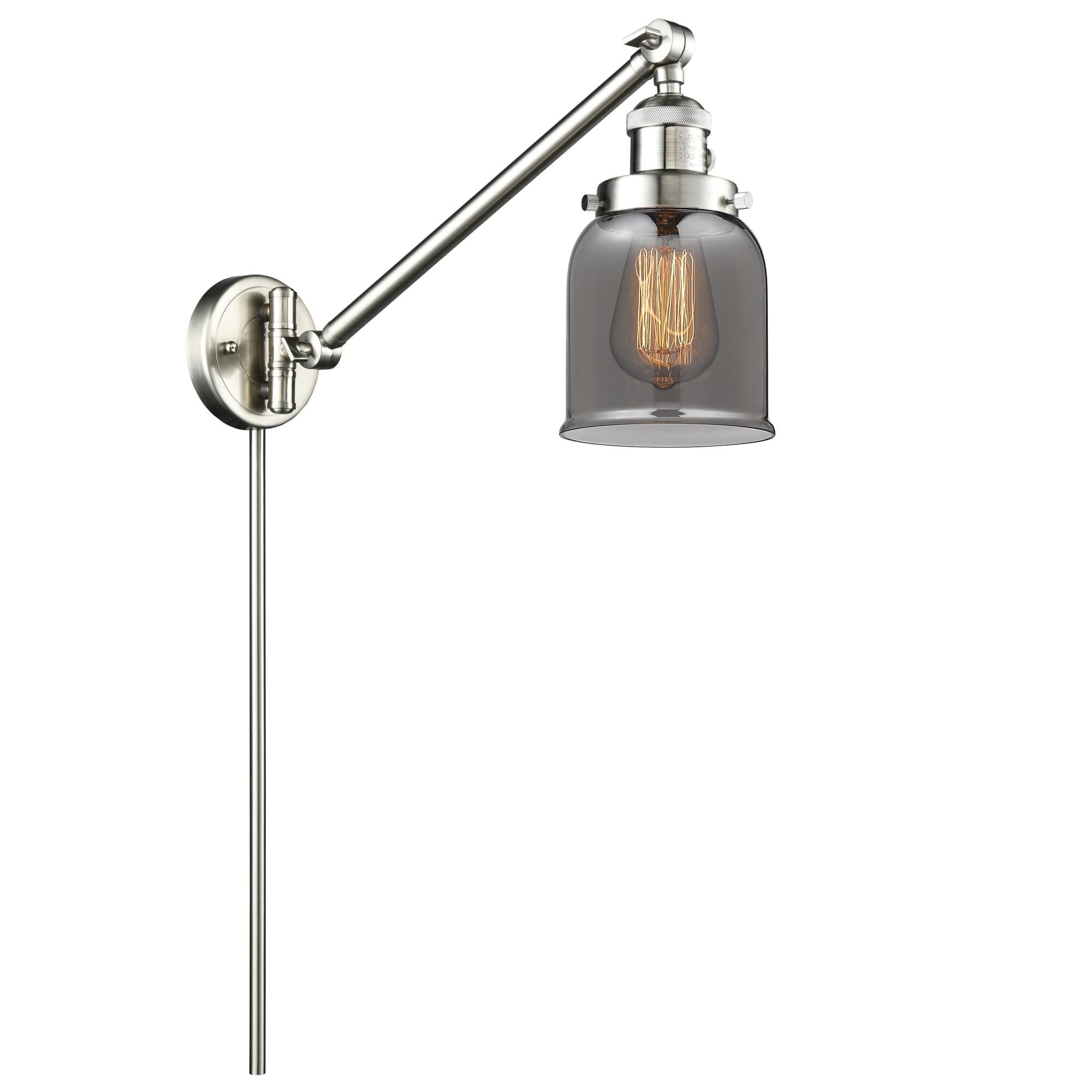Innovations Lighting Bruno Marashlian Small Bell Wall Swing Lamp Small Bell - 237-SN-G53 - Restoration-Vintage