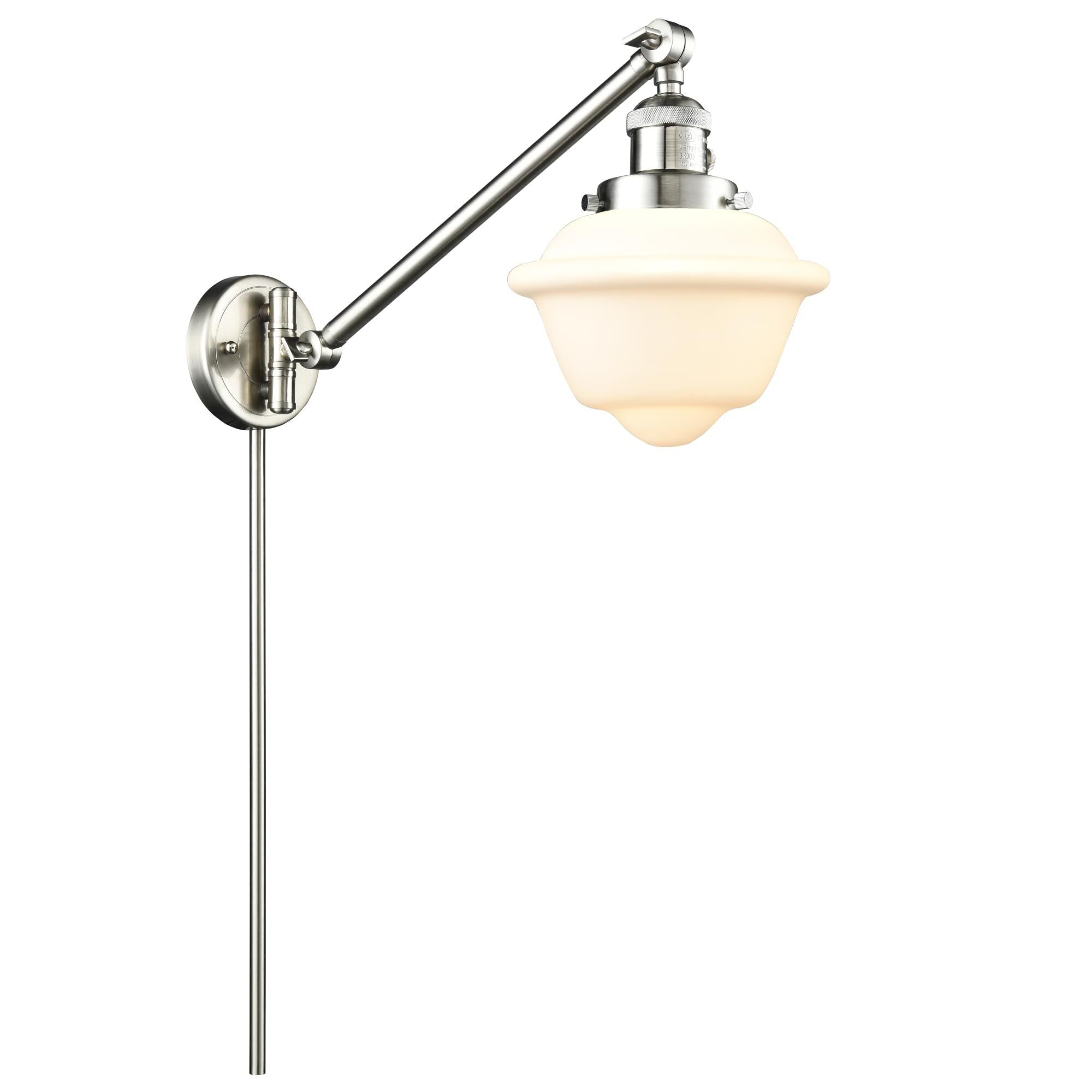 Innovations Lighting Bruno Marashlian Small Oxford Wall Swing Lamp Small Oxford - 237-SN-G531 - Restoration-Vintage