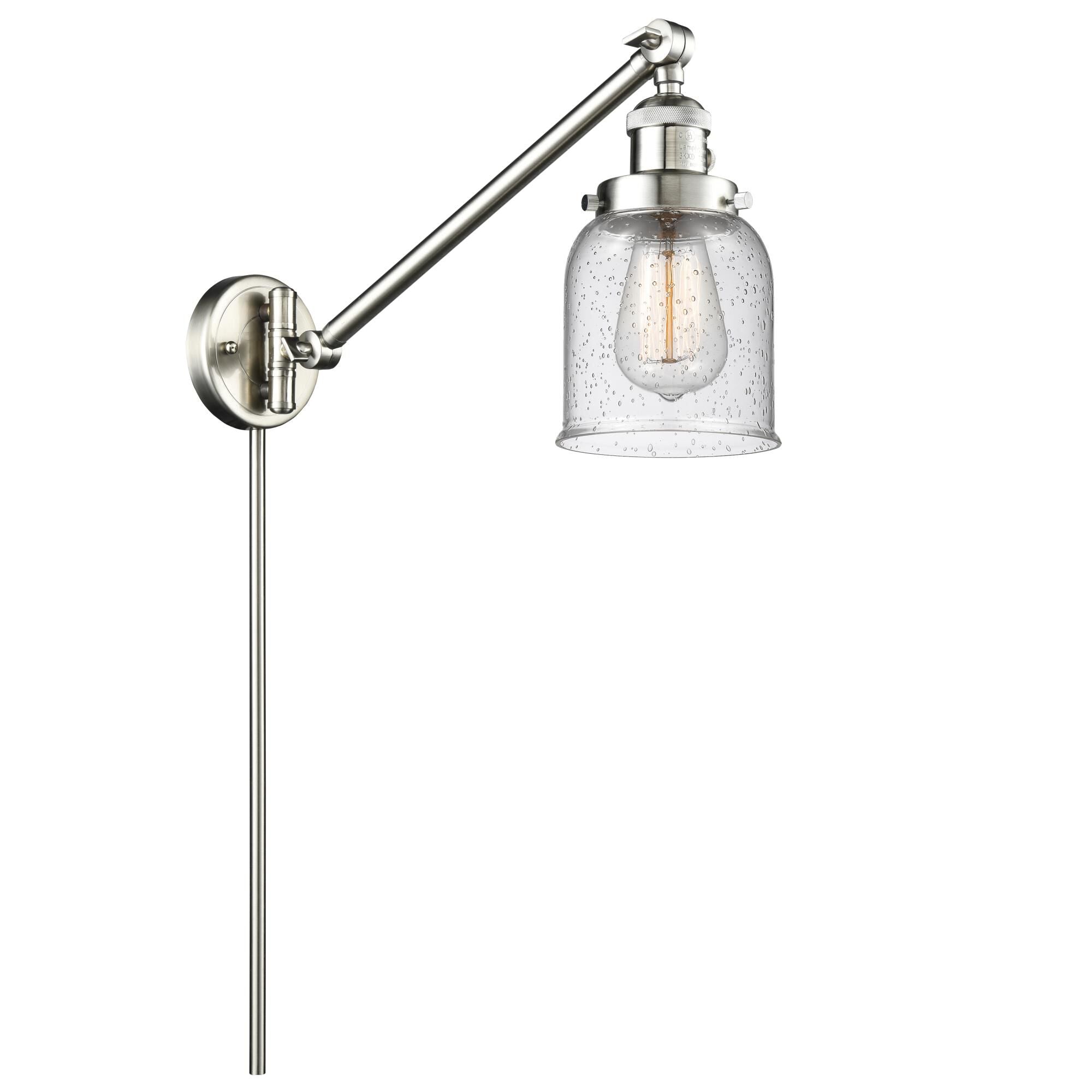 Innovations Lighting Bruno Marashlian Small Bell Wall Swing Lamp Small Bell - 237-SN-G54 - Restoration-Vintage