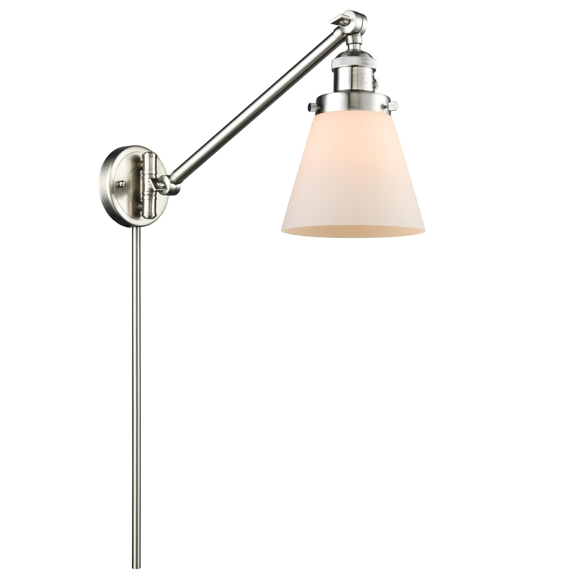 Innovations Lighting Bruno Marashlian Small Cone Wall Swing Lamp Small Cone - 237-SN-G61 - Restoration-Vintage
