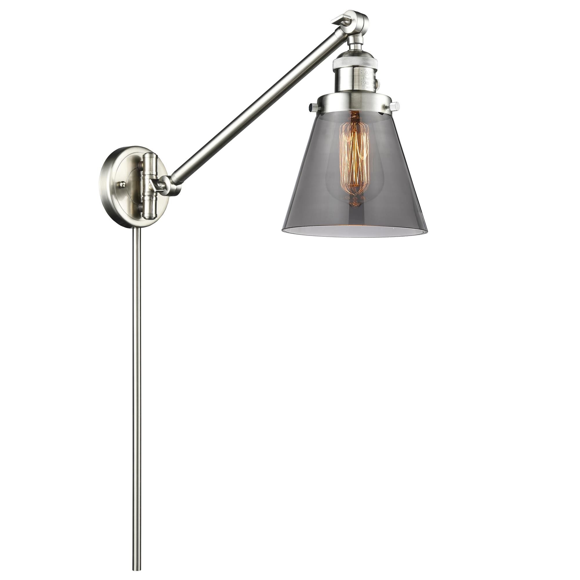 Innovations Lighting Bruno Marashlian Small Cone Wall Swing Lamp Small Cone - 237-SN-G63 - Restoration-Vintage