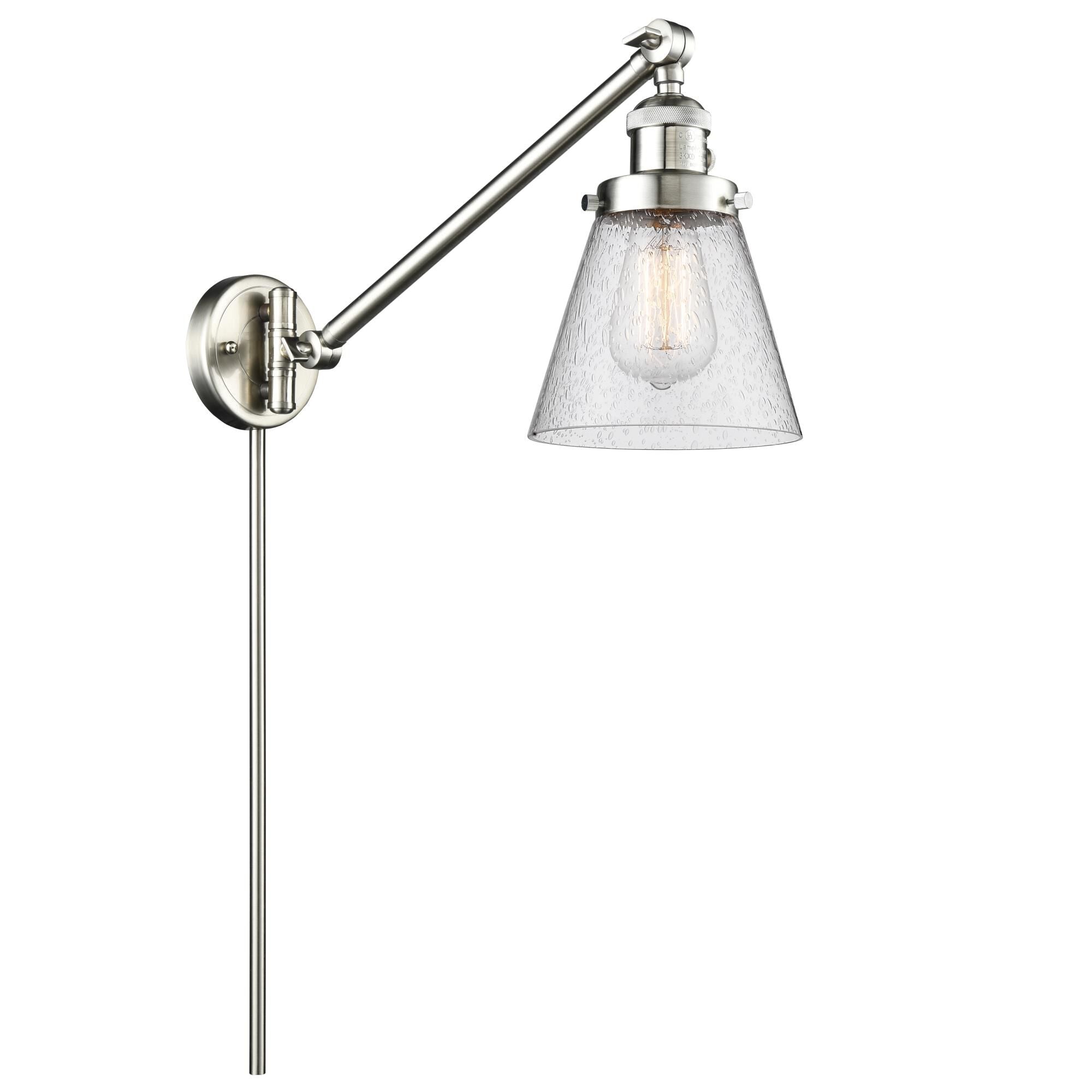 Innovations Lighting Bruno Marashlian Small Cone Wall Swing Lamp Small Cone - 237-SN-G64 - Restoration-Vintage
