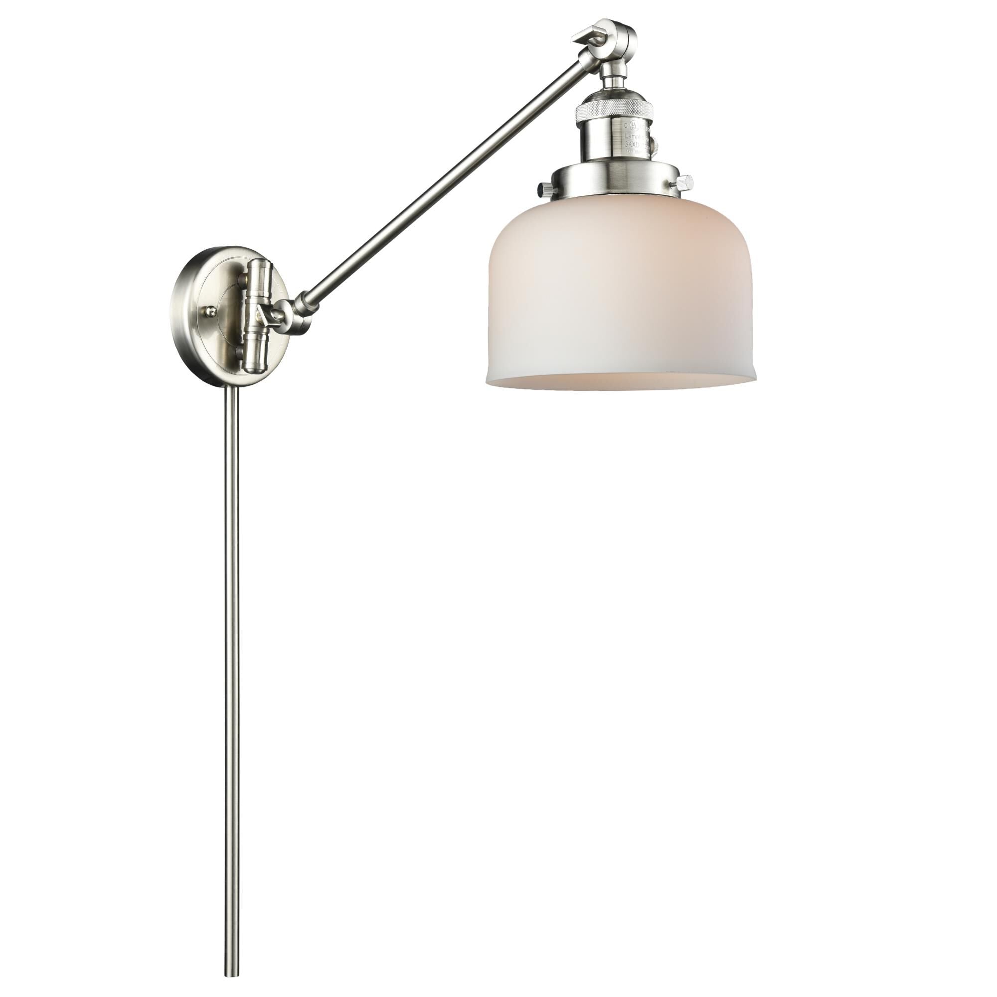 Innovations Lighting Bruno Marashlian Large Bell Wall Swing Lamp Large Bell - 237-SN-G71 - Restoration-Vintage