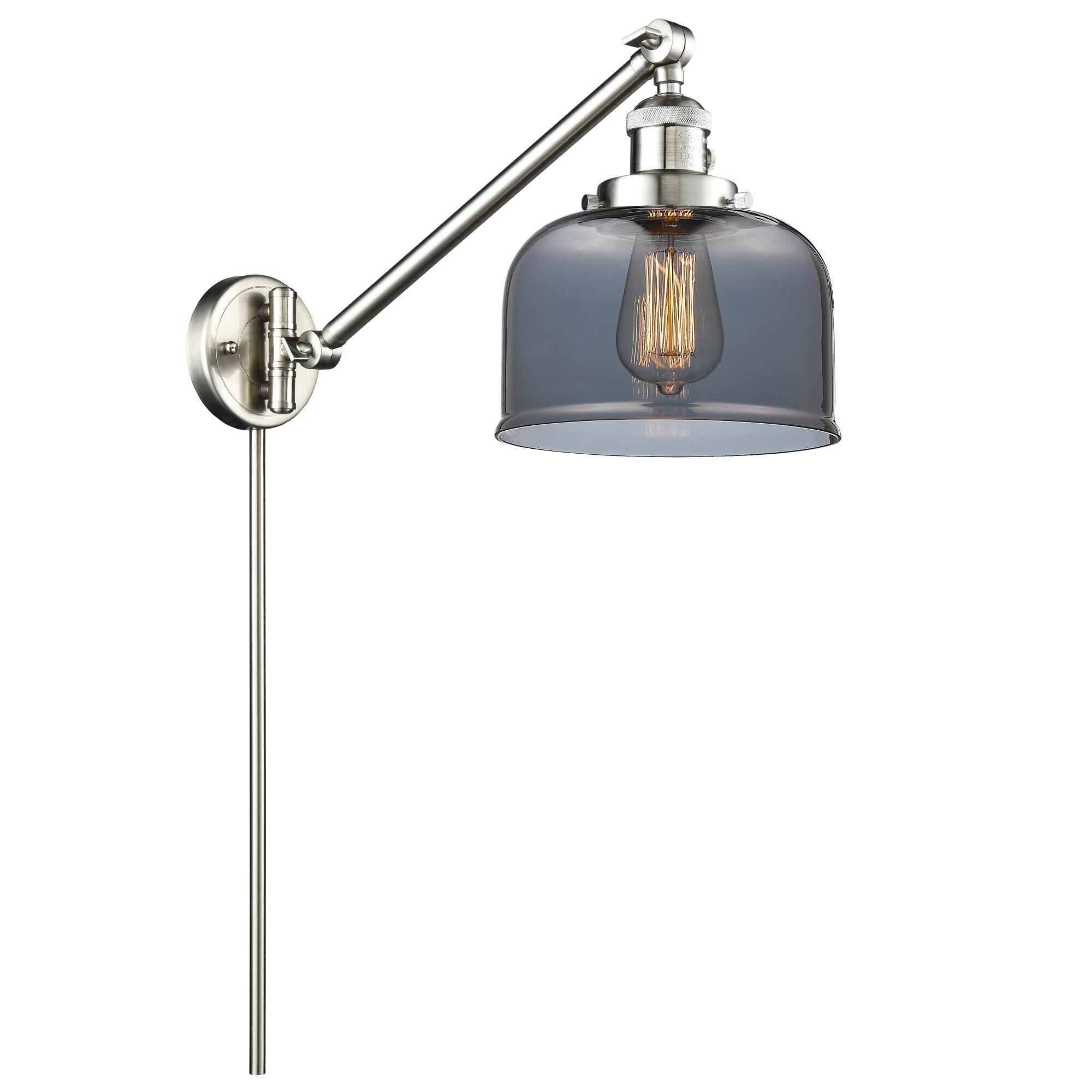 Innovations Lighting Bruno Marashlian Large Bell Wall Swing Lamp Large Bell - 237-SN-G73 - Restoration-Vintage