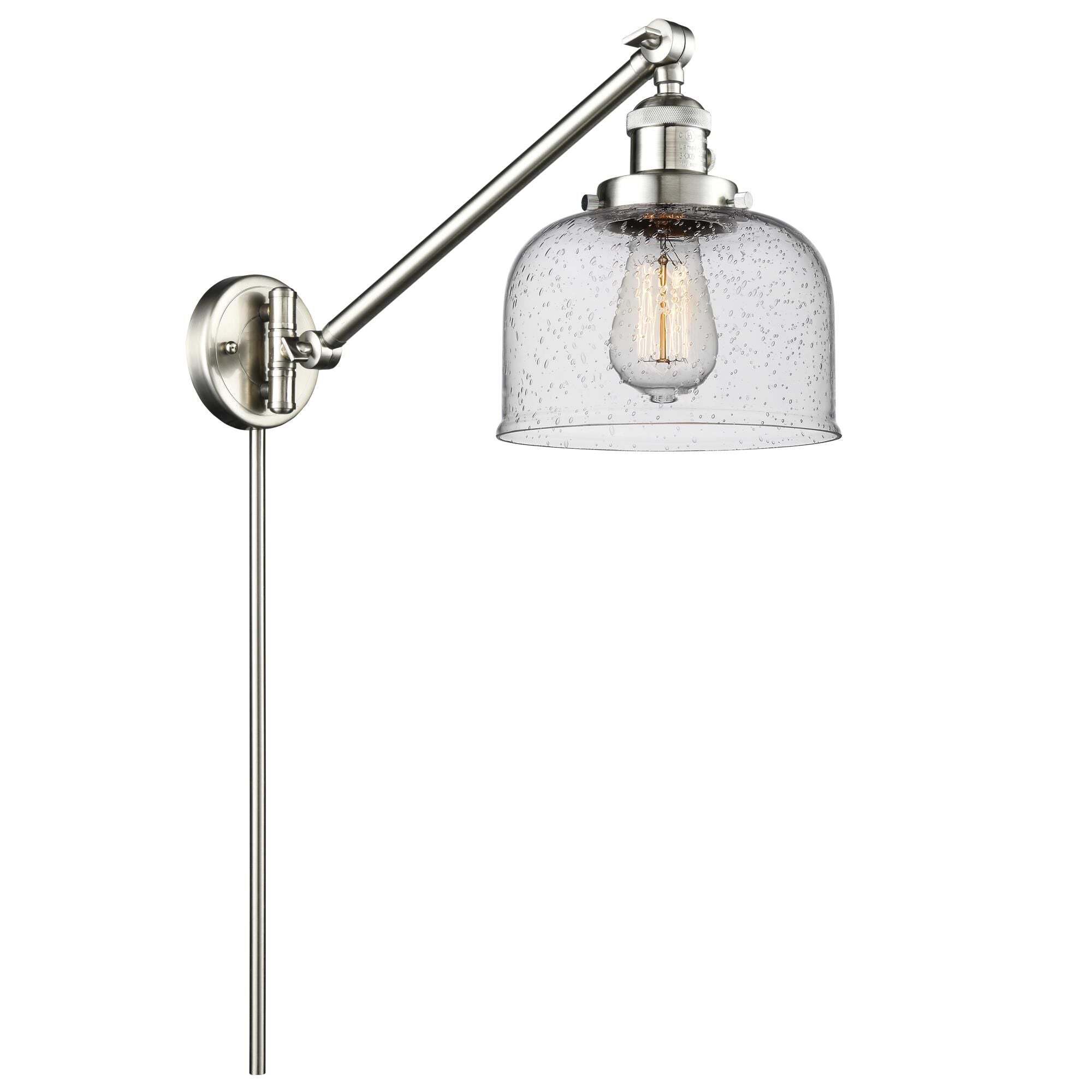 Innovations Lighting Bruno Marashlian Large Bell Wall Swing Lamp Large Bell - 237-SN-G74 - Restoration-Vintage