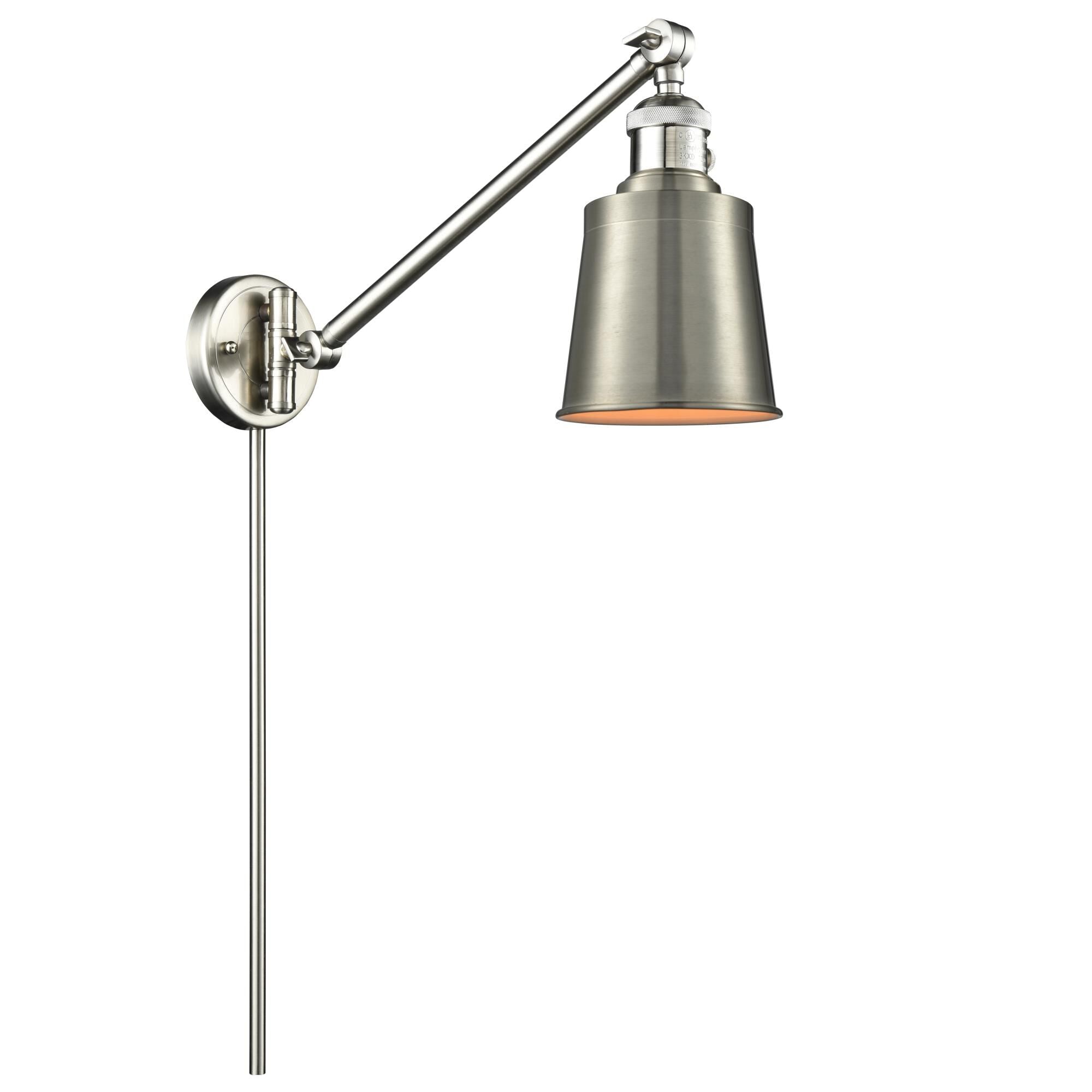Innovations Lighting Bruno Marashlian Addison Wall Swing Lamp Addison - 237-SN-M9-SN - Restoration-Vintage