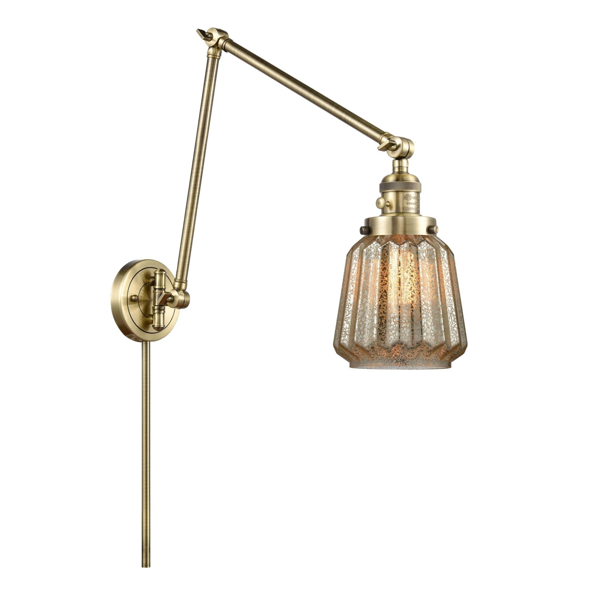 Innovations Lighting Bruno Marashlian Chatham LED Wall Swing Lamp Chatham - 238-AB-G146 - Restoration-Vintage