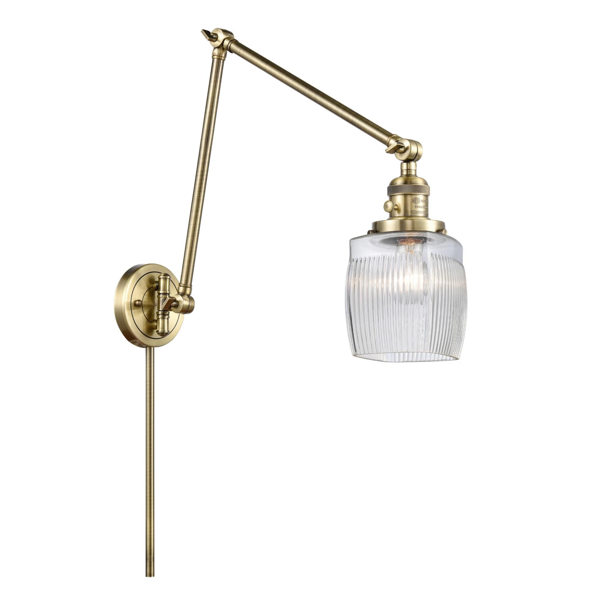 Innovations Lighting Bruno Marashlian Colton Wall Swing Lamp Colton - 238-AB-G302 - Nautical