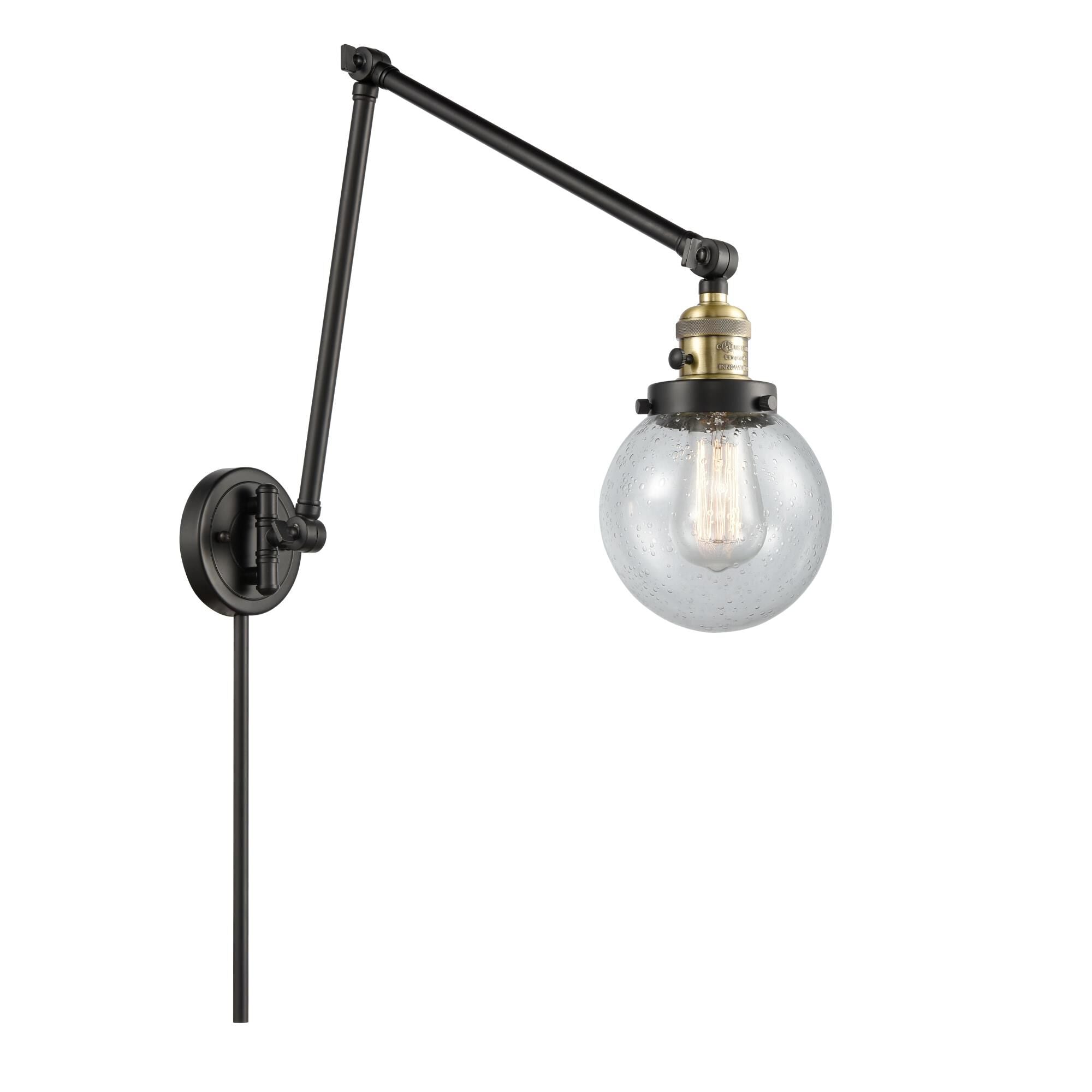 Innovations Lighting Bruno Marashlian Beacon Wall Swing Lamp Beacon - 238-BAB-G204-6 - Transitional