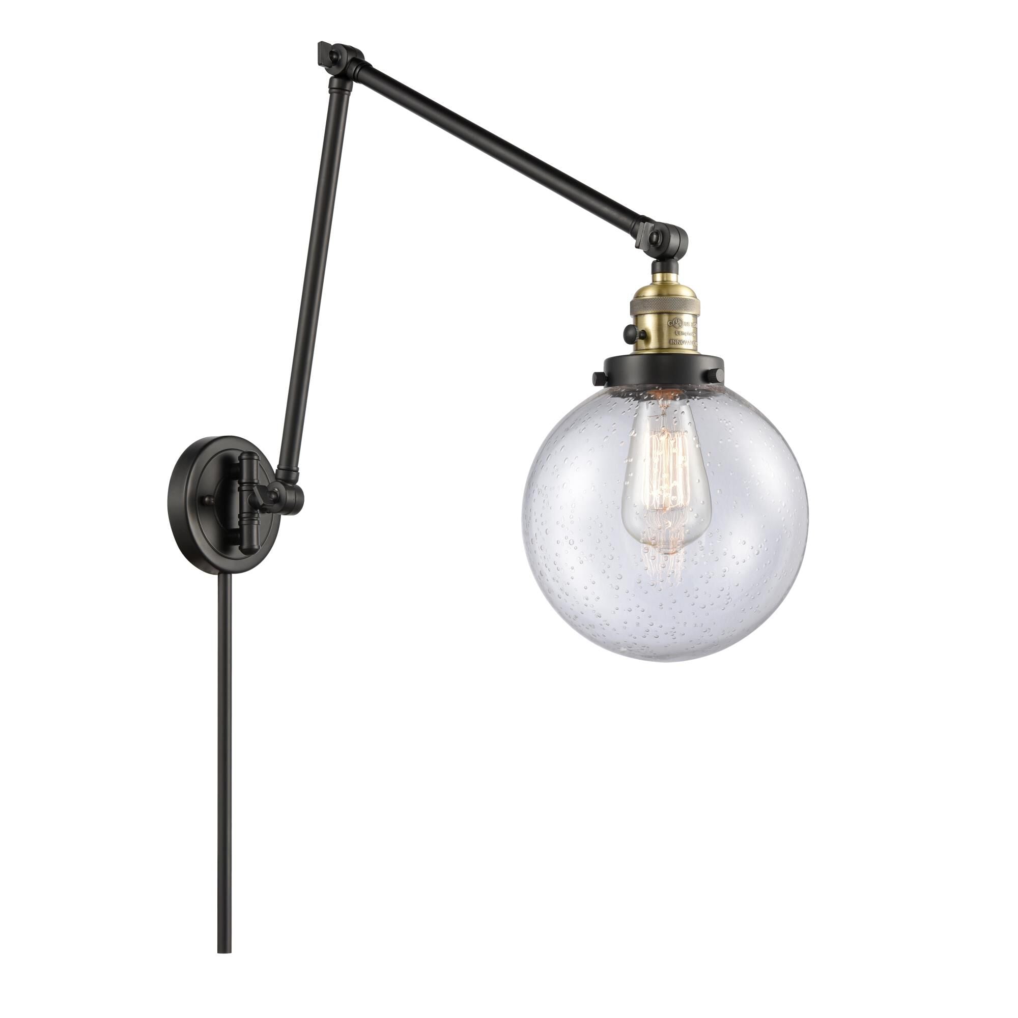 Innovations Lighting Bruno Marashlian Large Beacon Wall Swing Lamp Large Beacon - 238-BAB-G204-8 - Transitional