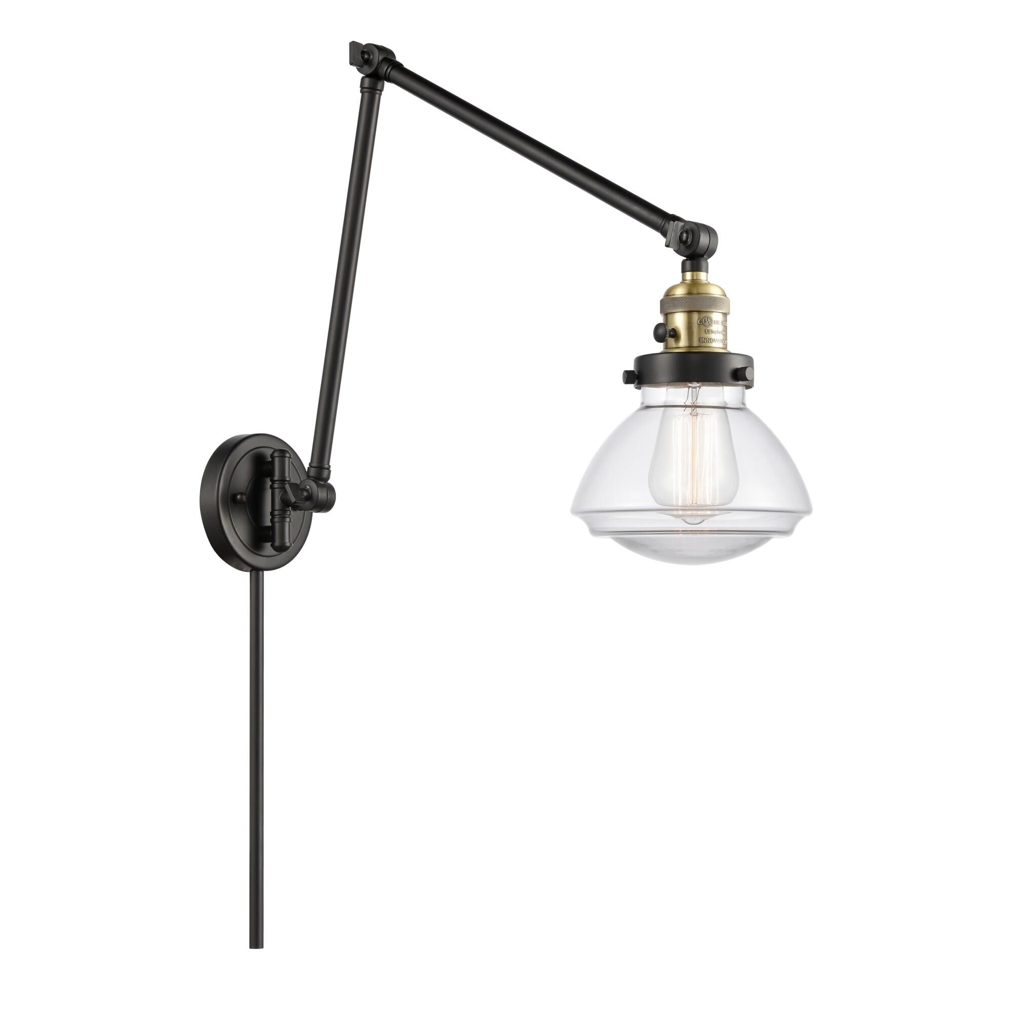 Innovations Lighting Bruno Marashlian Olean Wall Swing Lamp Olean - 238-BAB-G322