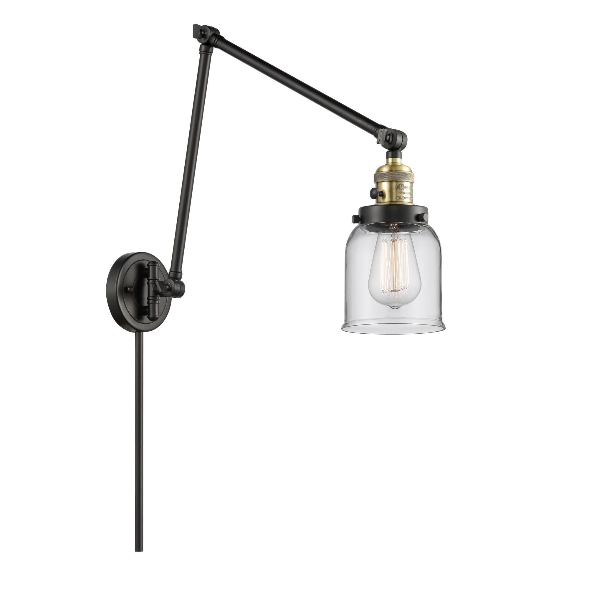 Innovations Lighting Bruno Marashlian Small Bell LED Wall Swing Lamp Small Bell - 238-BAB-G52 - Restoration-Vintage