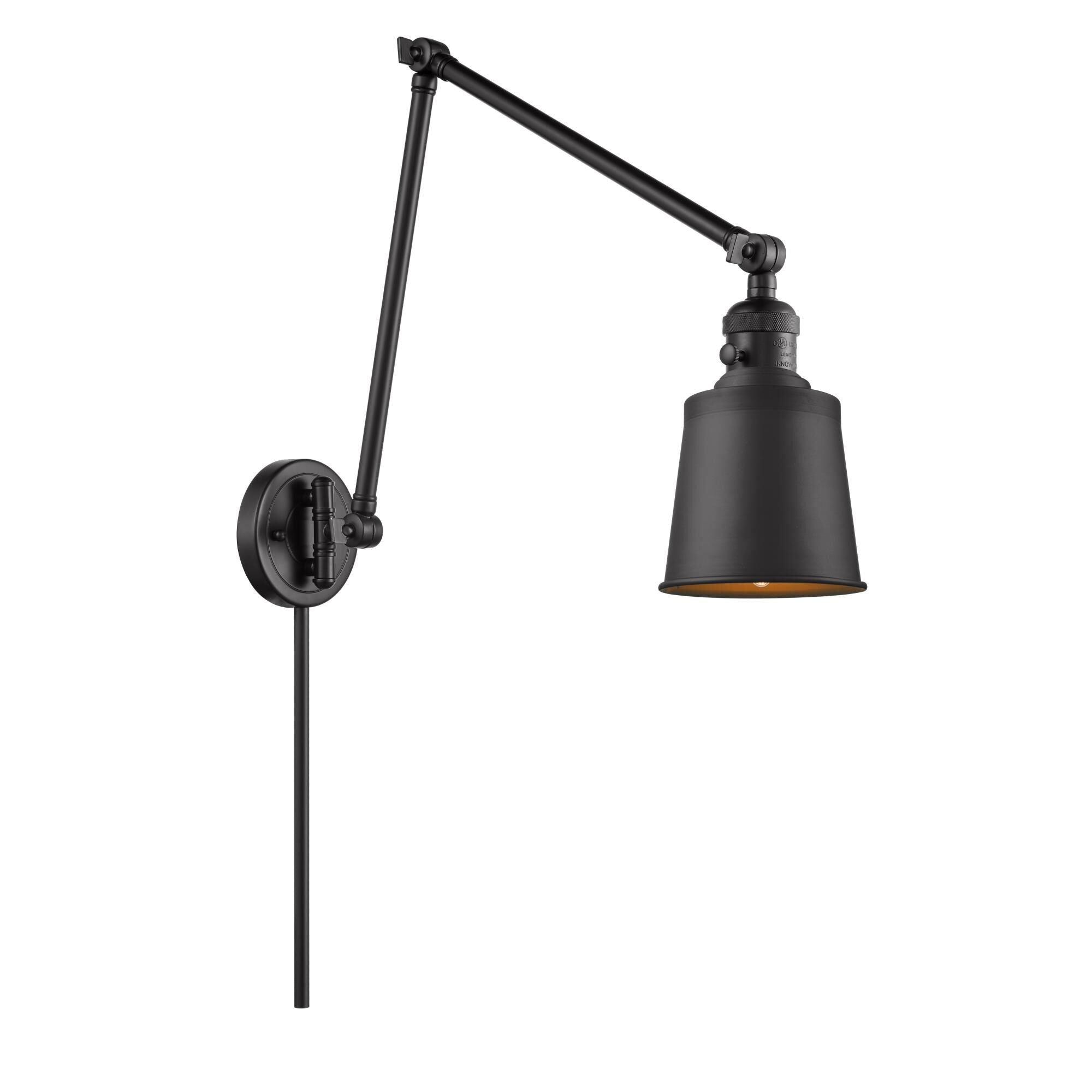 Innovations Lighting Bruno Marashlian Addison Wall Swing Lamp Addison - 238-AB-M9-AB - Nautical