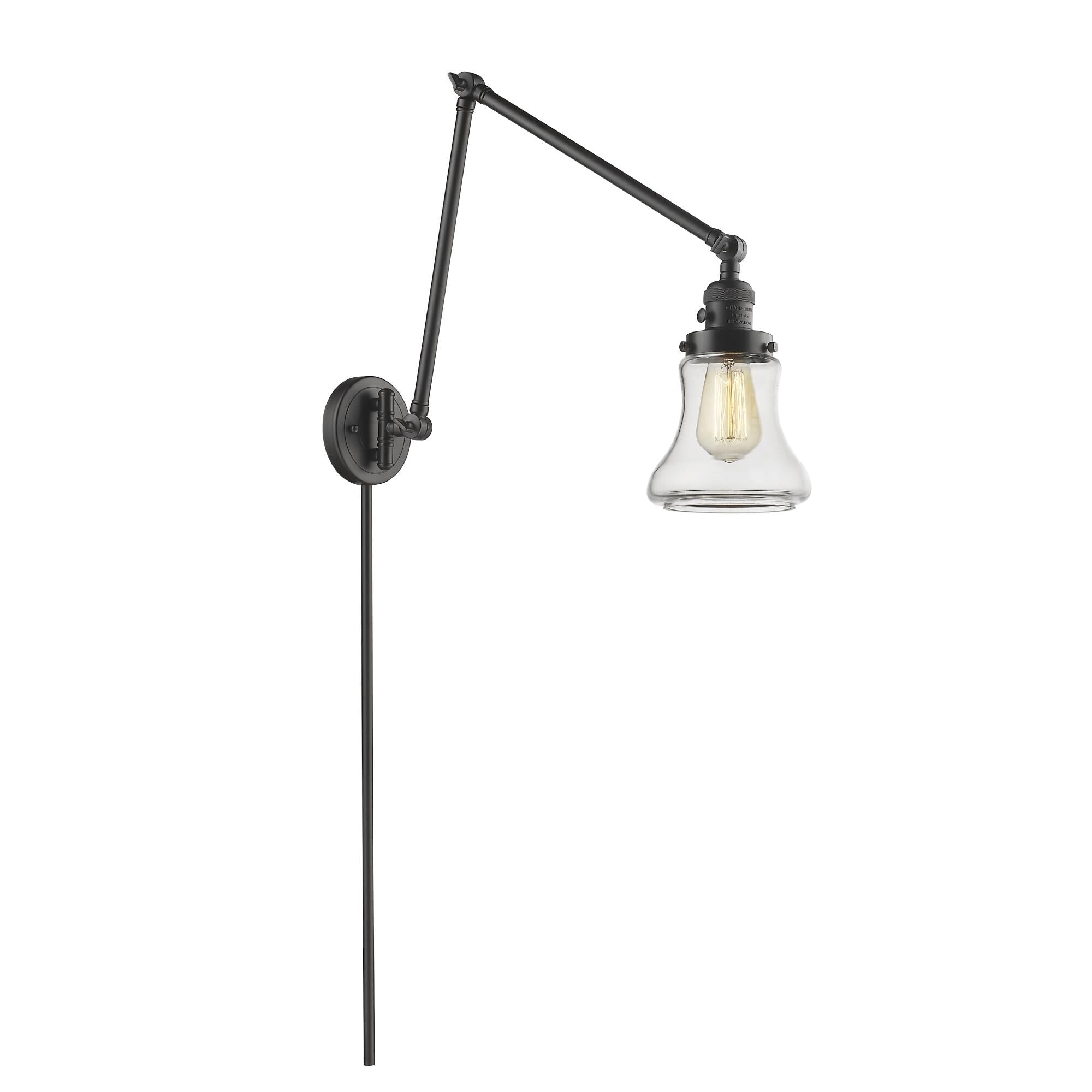 Innovations Lighting Bruno Marashlian Bellmont Wall Swing Lamp Bellmont - 238-OB-G192 - Restoration-Vintage