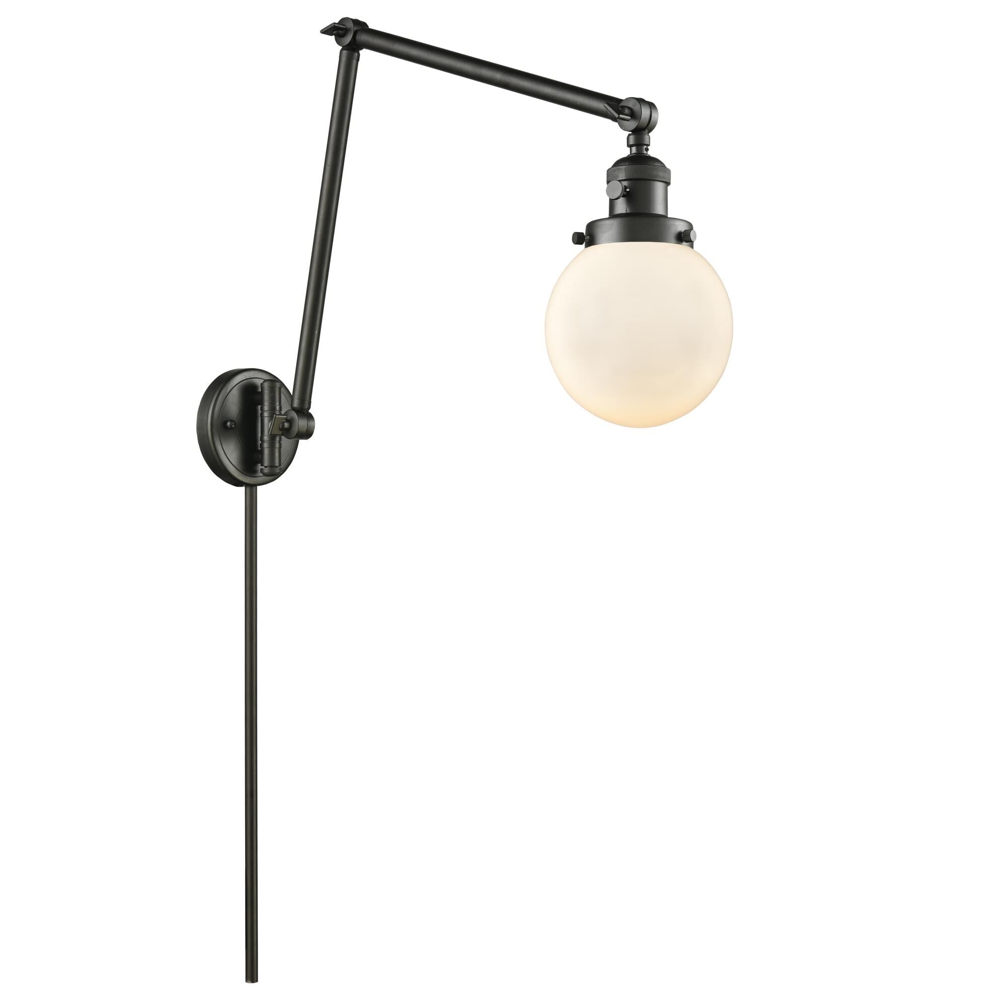Innovations Lighting Bruno Marashlian Beacon Wall Swing Lamp Beacon - 238-OB-G201-6 - Transitional