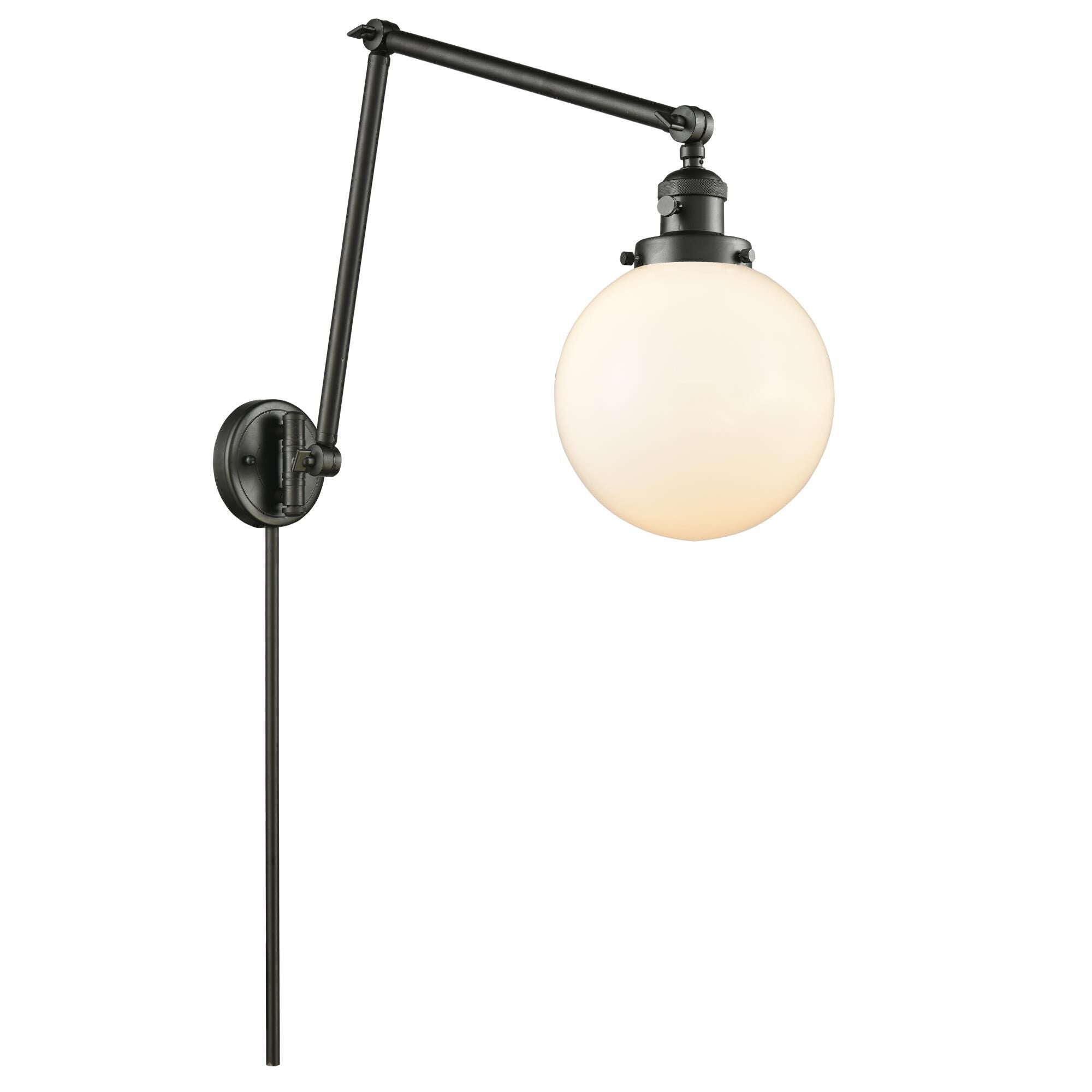 Innovations Lighting Bruno Marashlian Beacon Wall Swing Lamp Beacon - 238-OB-G201-8 - Transitional