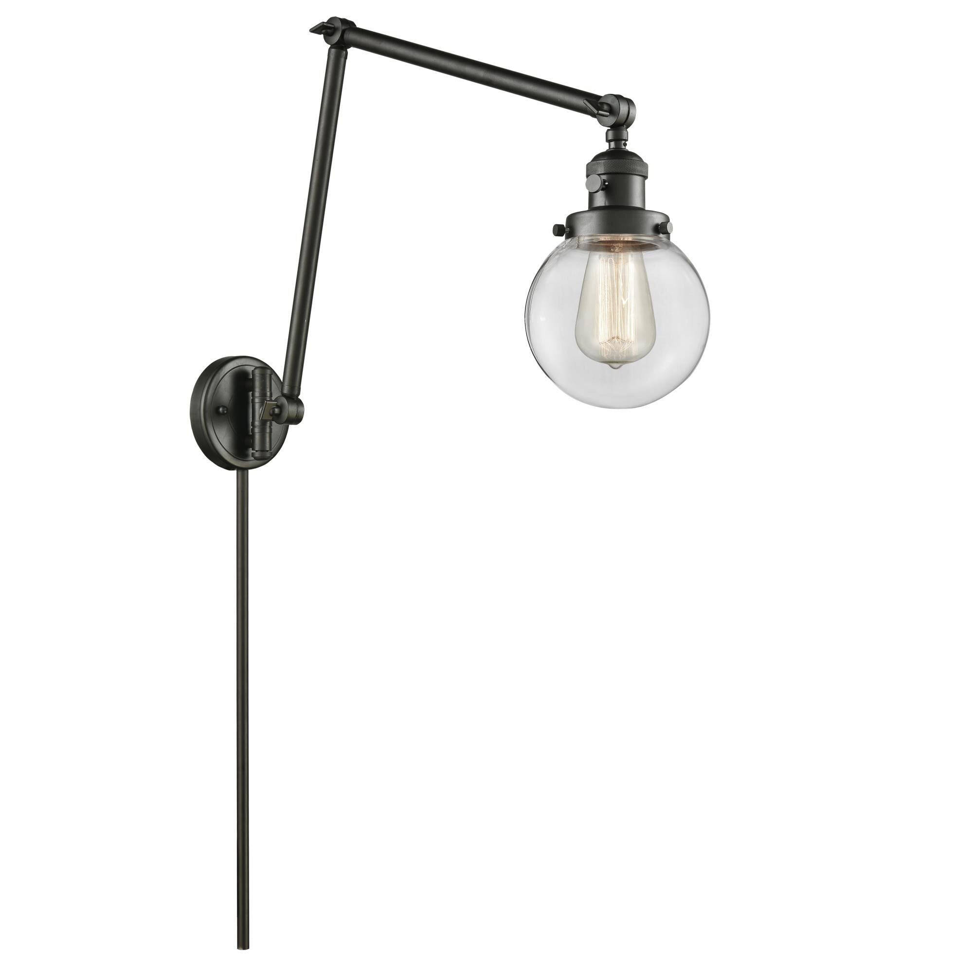 Innovations Lighting Bruno Marashlian Beacon Wall Swing Lamp Beacon - 238-OB-G202-6 - Transitional