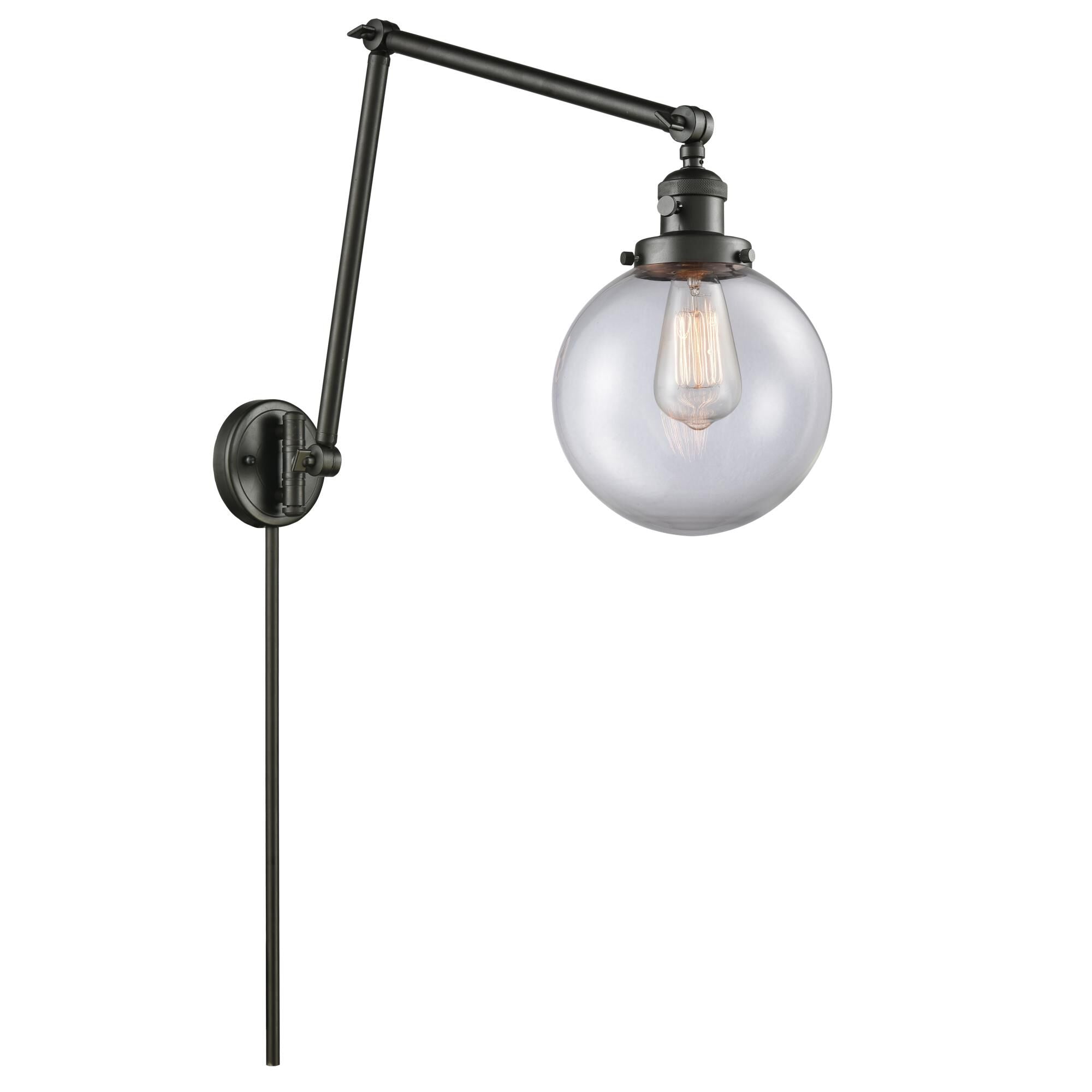 Innovations Lighting Bruno Marashlian Beacon Wall Swing Lamp Beacon - 238-OB-G202-8 - Transitional