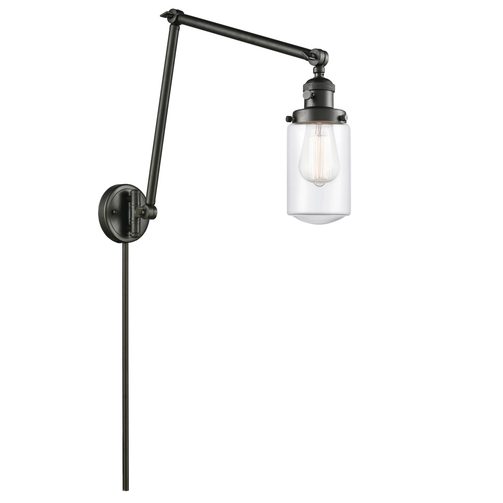 Innovations Lighting Bruno Marashlian Dover Wall Swing Lamp Dover - 238-BAB-G312 - Traditional