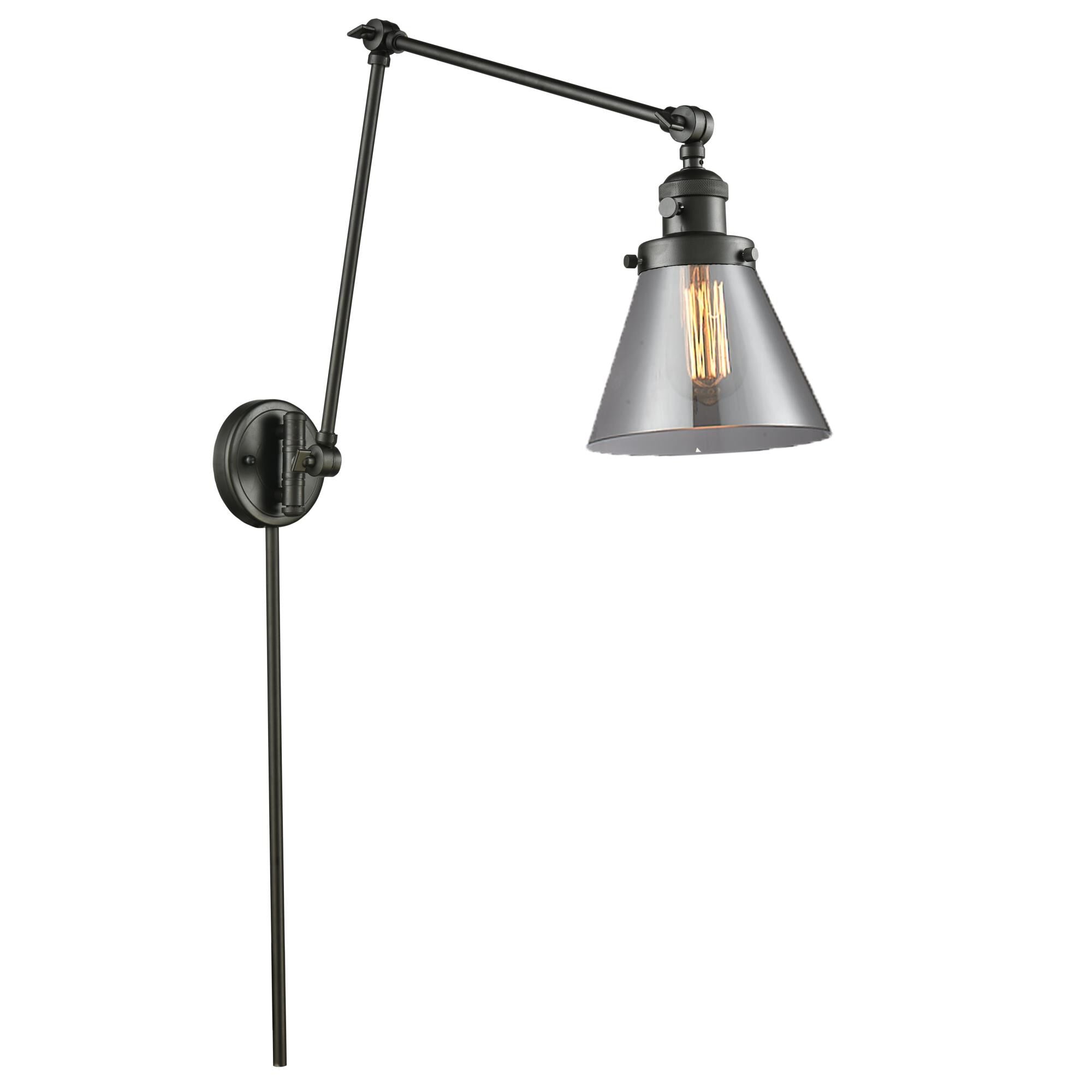 Innovations Lighting Bruno Marashlian Large Cone Wall Swing Lamp Large Cone - 238-OB-G43 - Restoration-Vintage