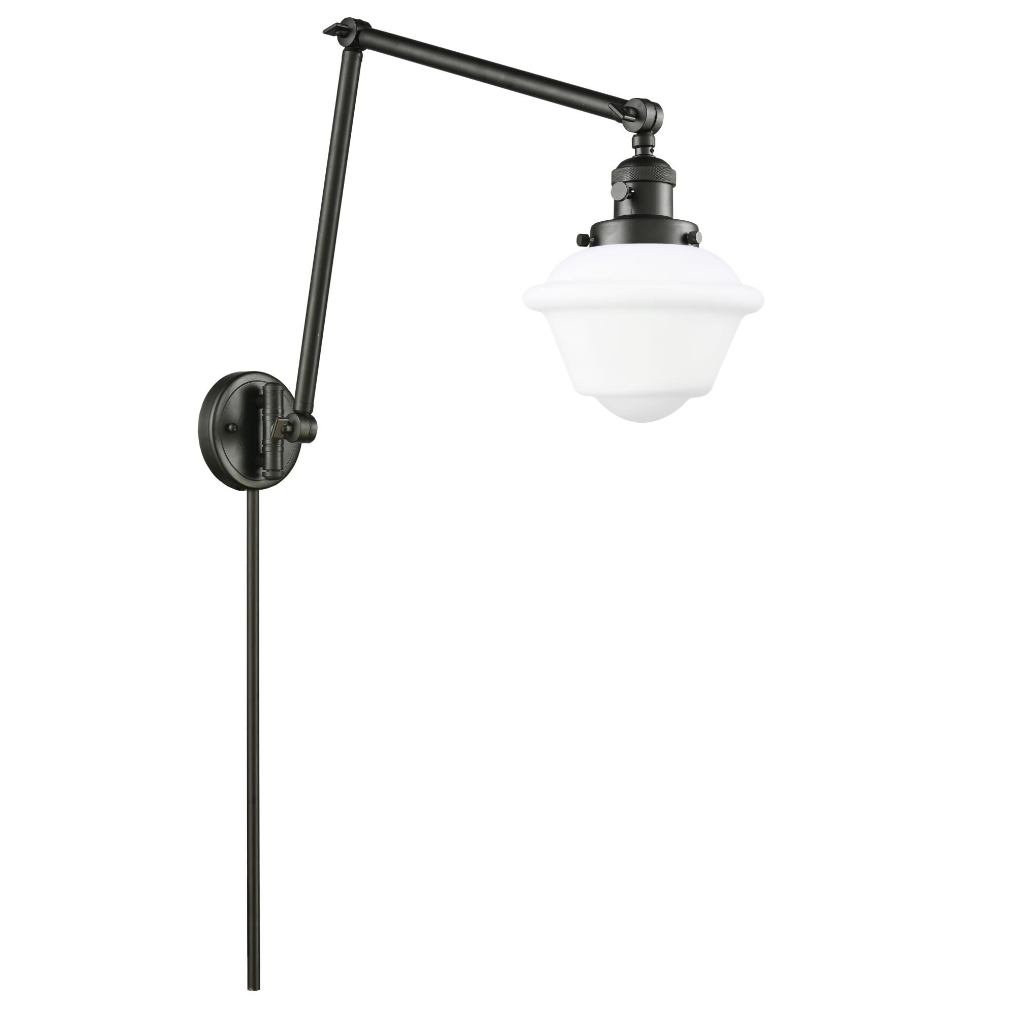 Innovations Lighting Bruno Marashlian Small Oxford Wall Swing Lamp Small Oxford - 238-OB-G531 - Restoration-Vintage
