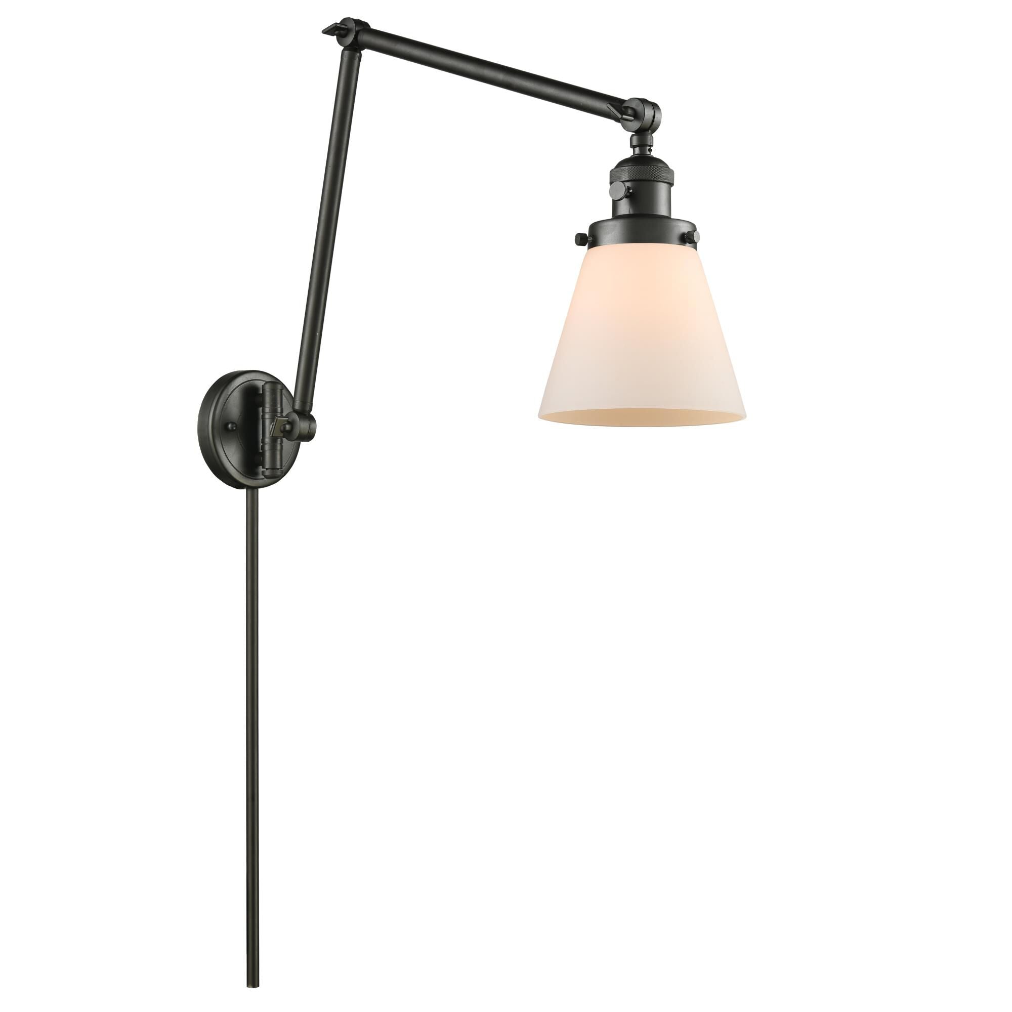 Innovations Lighting Bruno Marashlian Small Cone Wall Swing Lamp Small Cone - 238-OB-G61 - Restoration-Vintage
