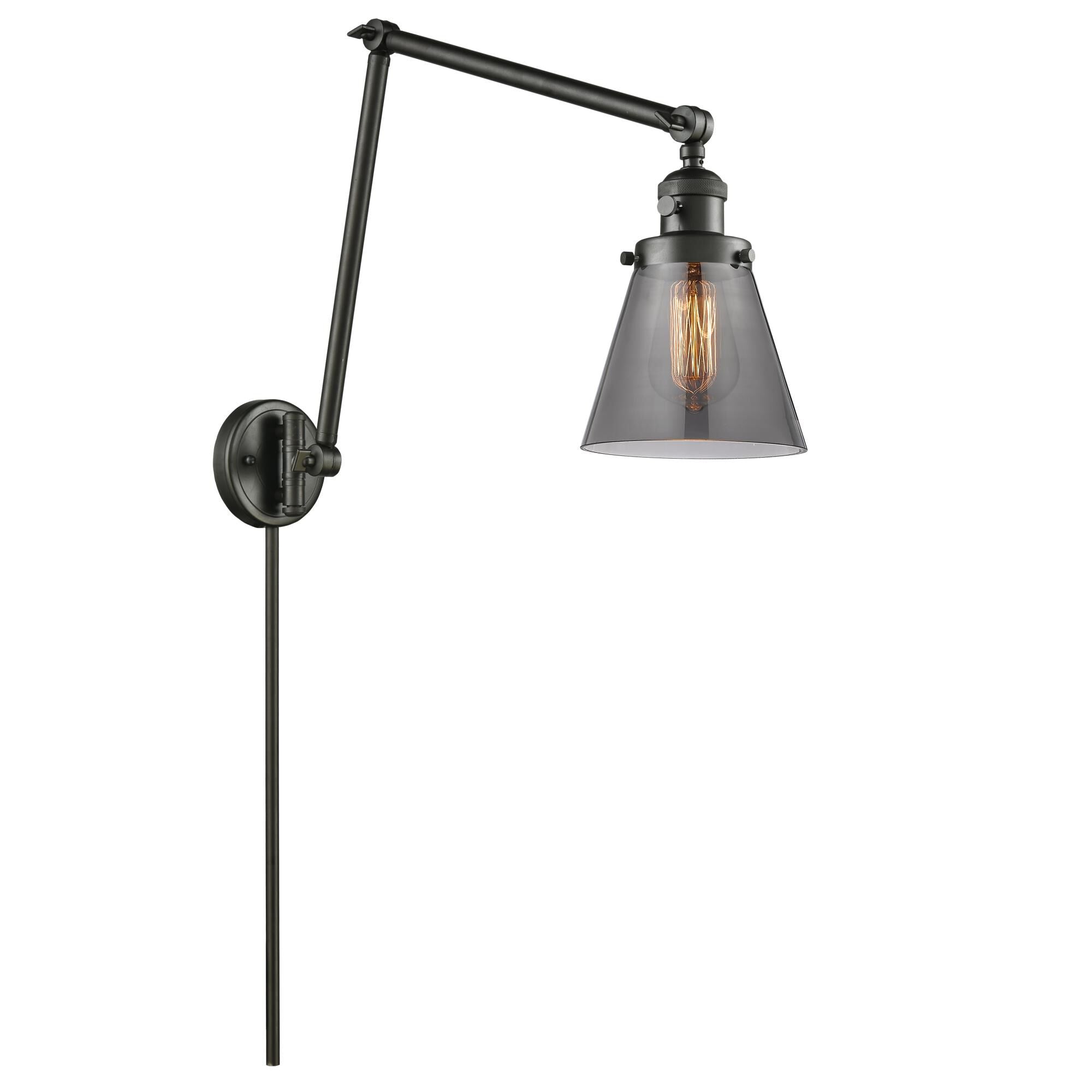 Innovations Lighting Bruno Marashlian Small Cone Wall Swing Lamp Small Cone - 238-OB-G63 - Restoration-Vintage