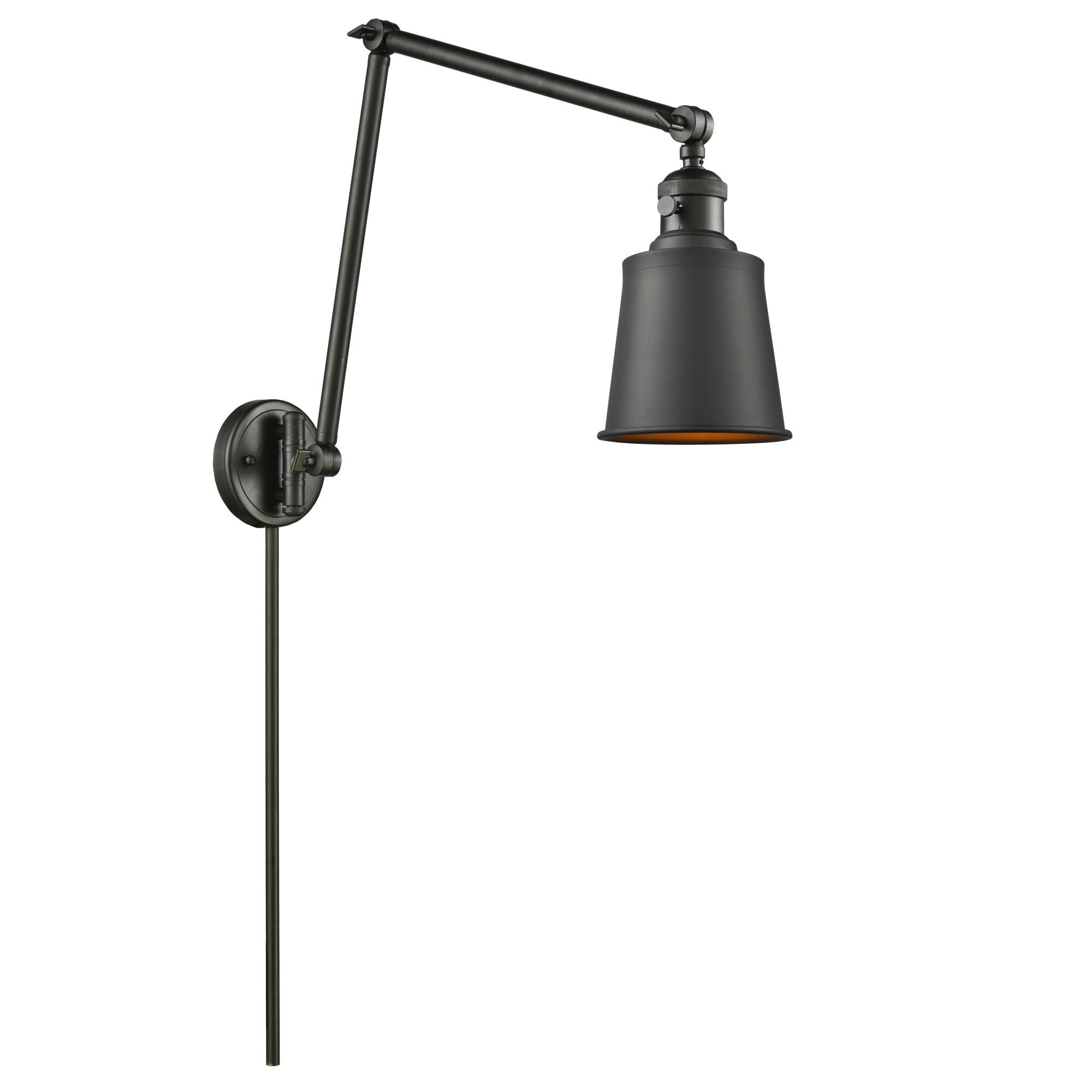 Innovations Lighting Bruno Marashlian Addison Wall Swing Lamp Addison - 238-OB-M9-OB - Restoration-Vintage