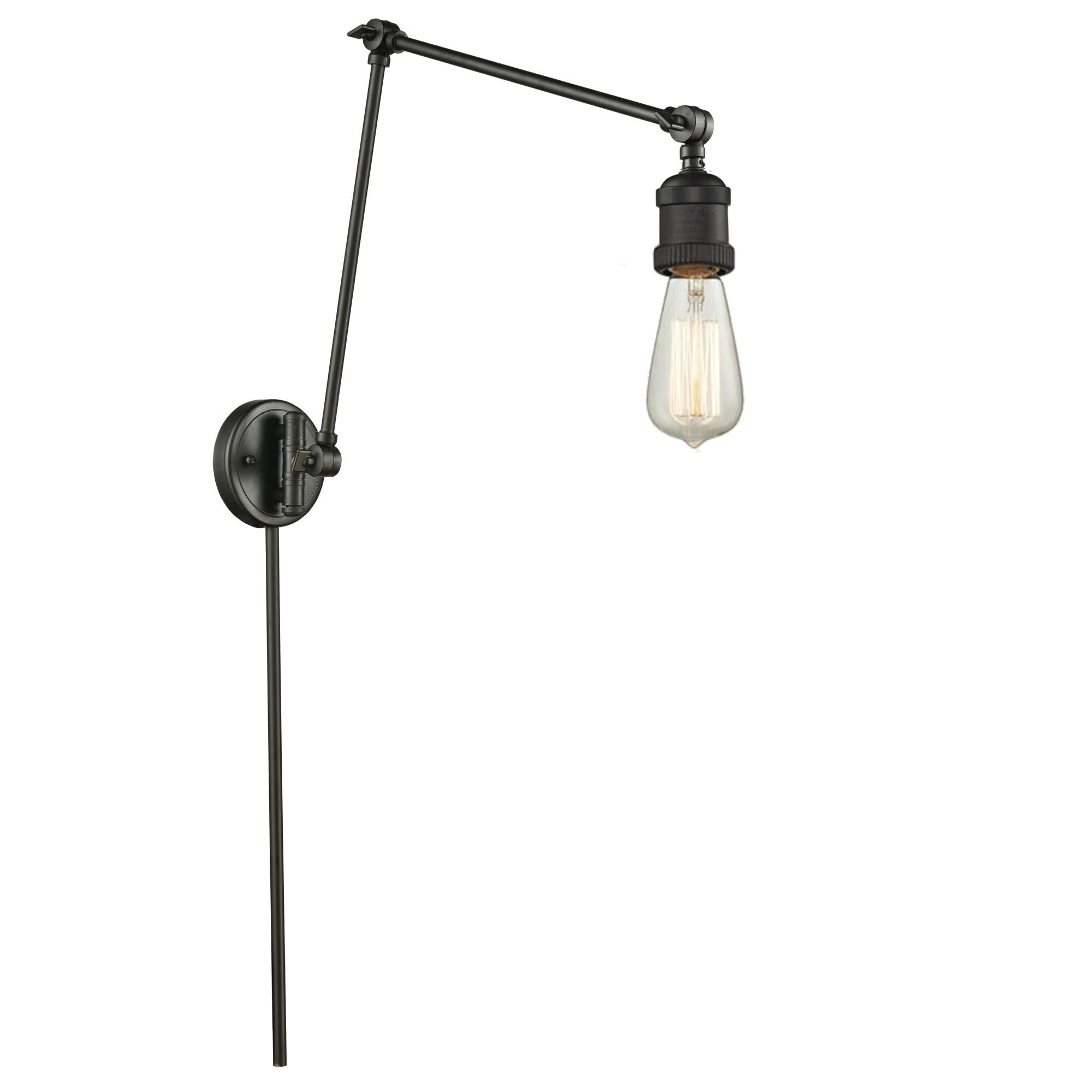 Innovations Lighting Bruno Marashlian Bare Bulb Wall Swing Lamp Bare Bulb - 238-OB - Restoration-Vintage