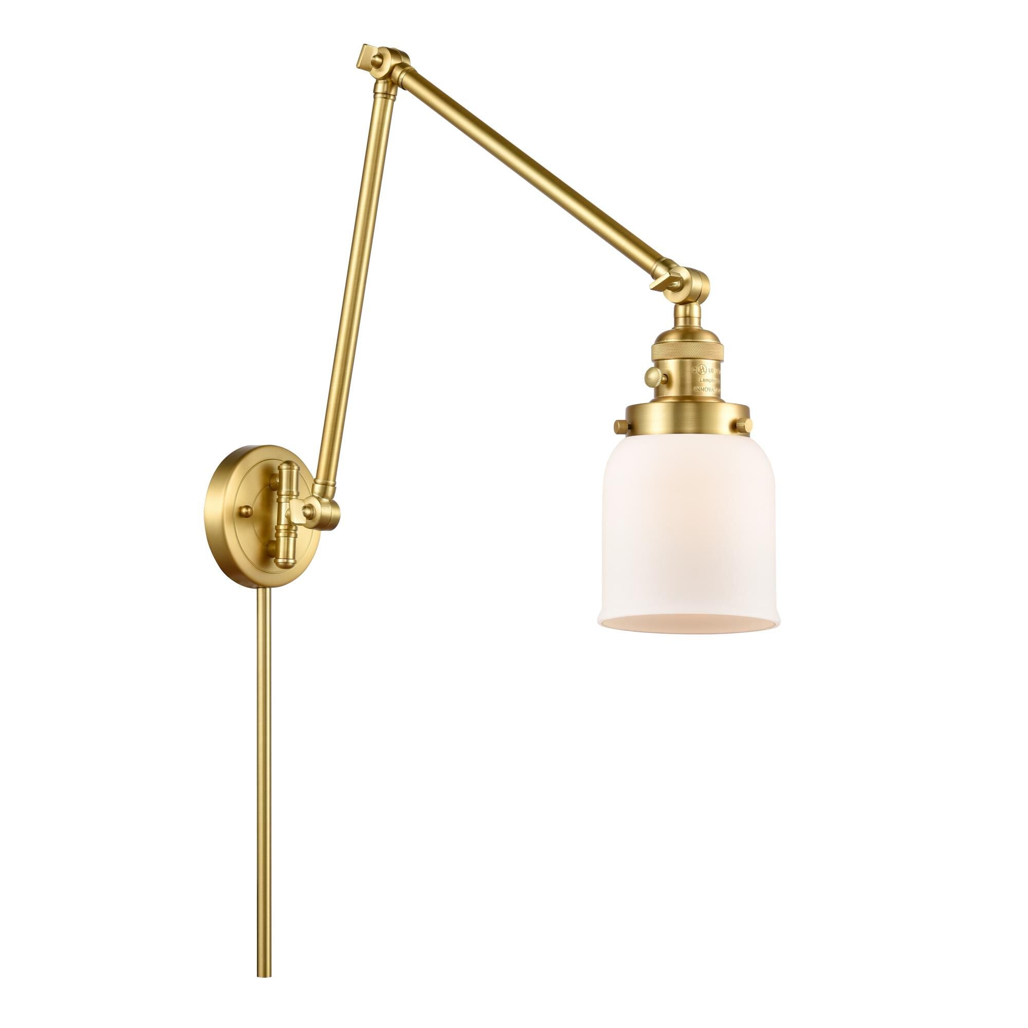 Innovations Lighting Bruno Marashlian Small Bell LED Wall Swing Lamp Small Bell - 238-BAB-G58 - Restoration-Vintage